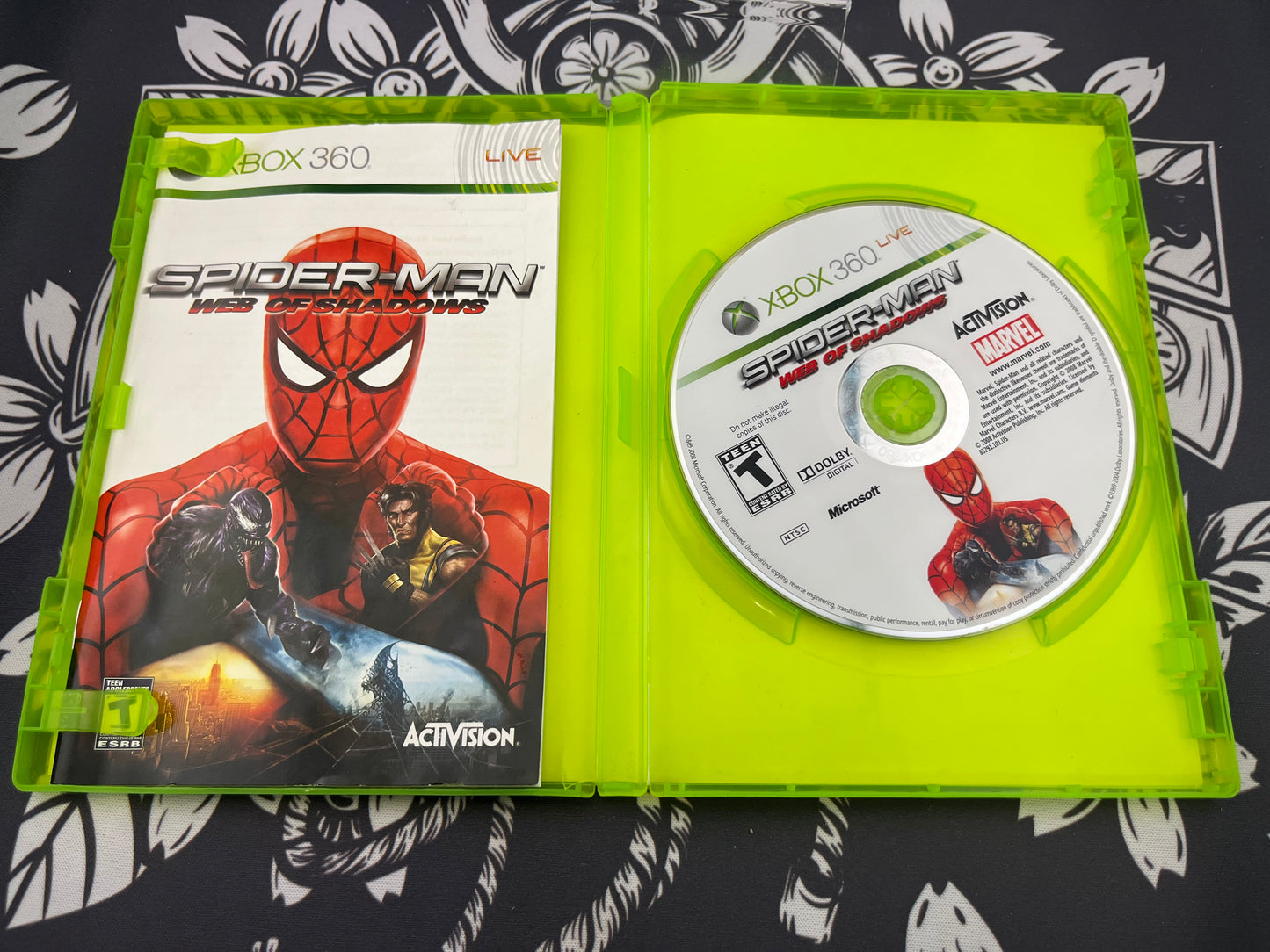 Spider-Man Web of Shadows Xbox 360 CIB