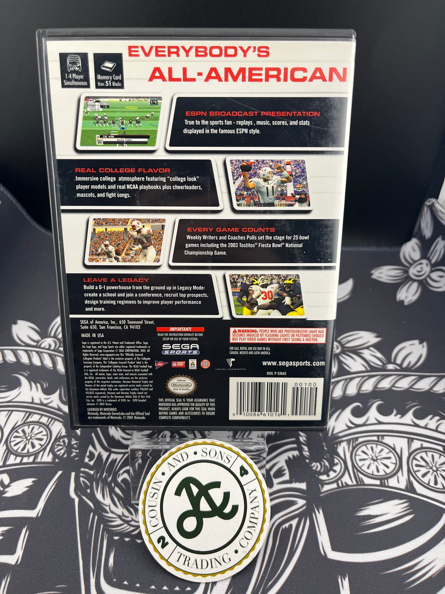 NCAA 2K3 GameCube CIB