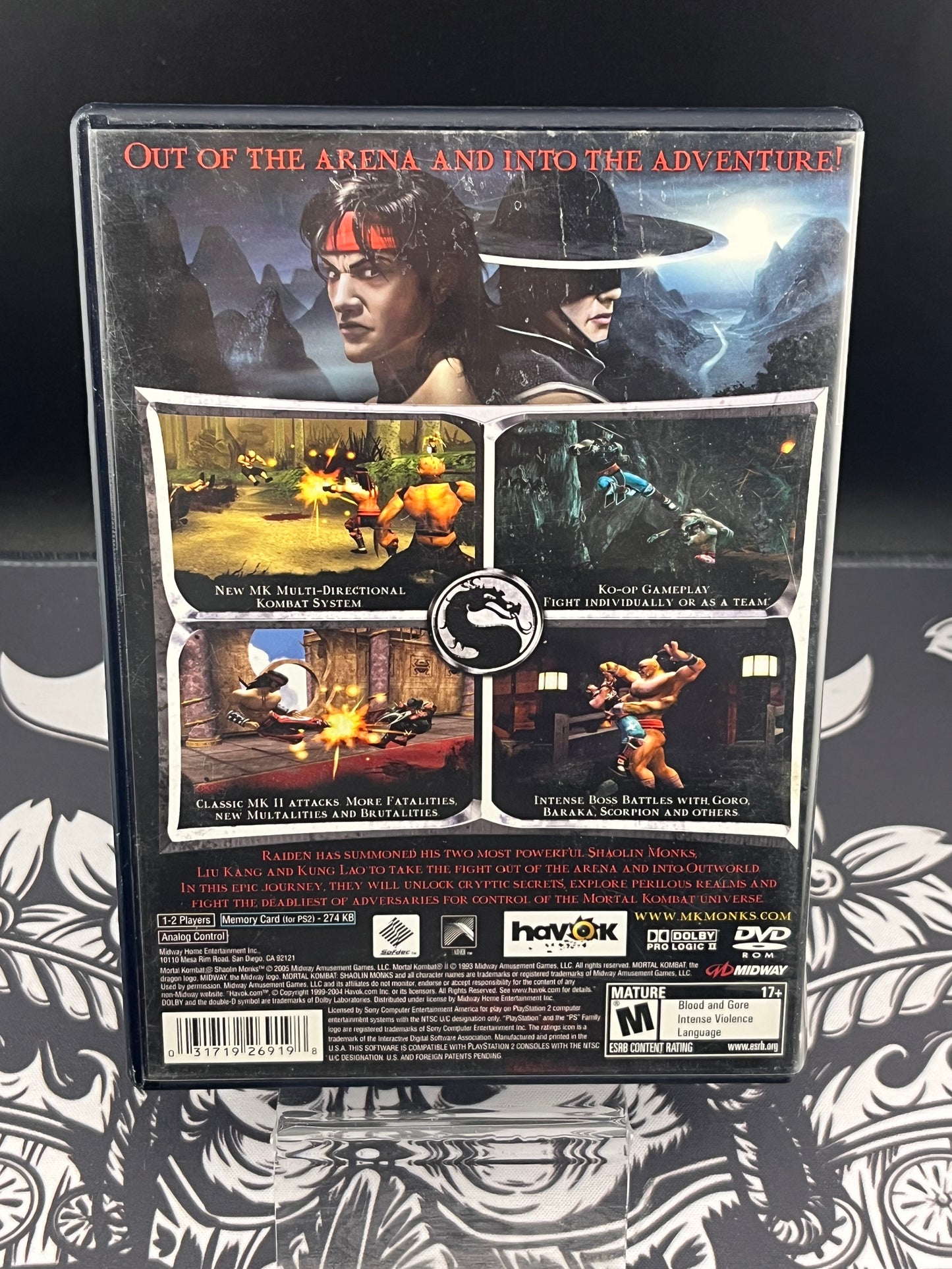 Mortal Kombat Shaolin Monks PS2 CIB