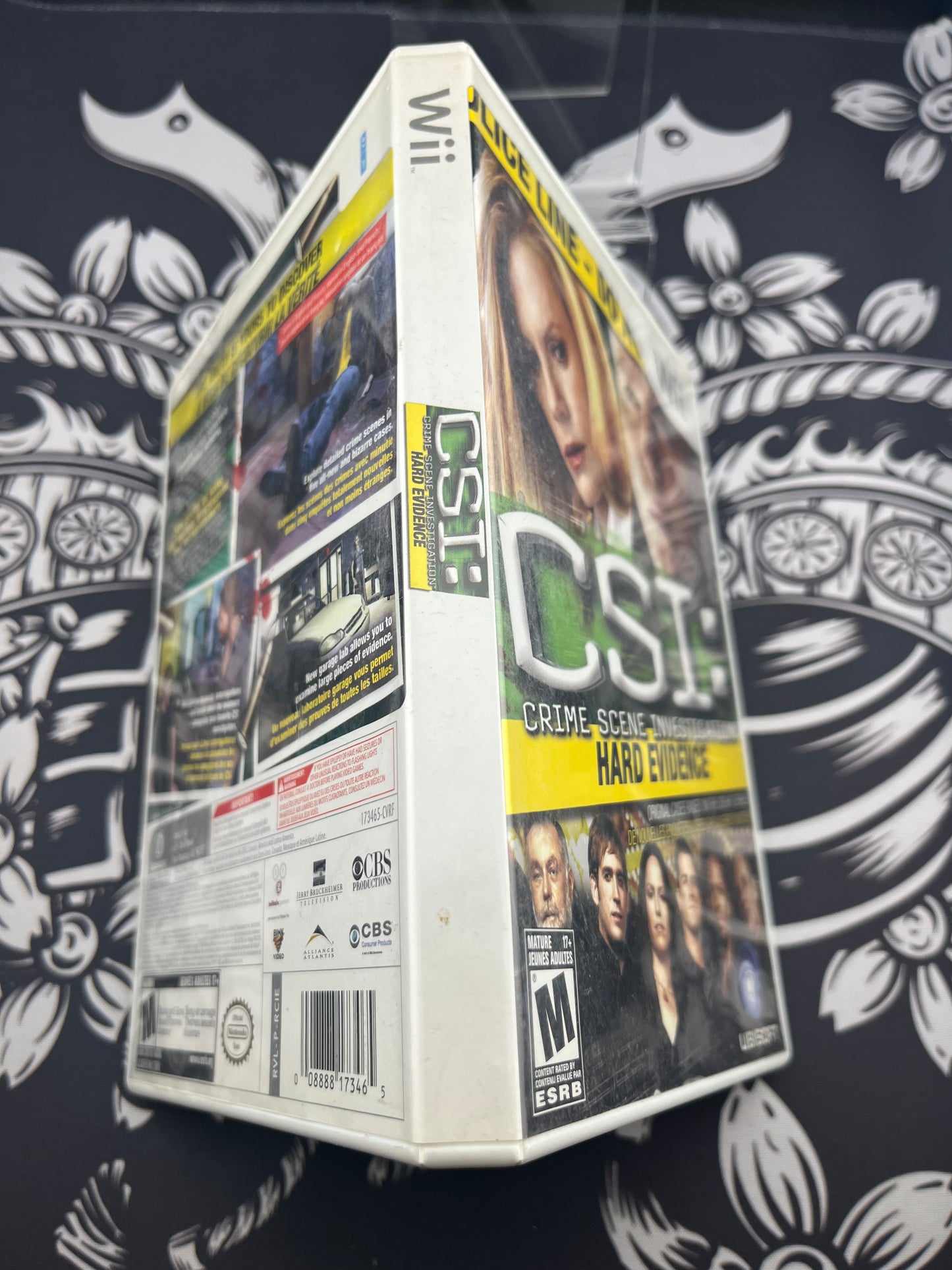 CSI Hard Evidence Wii CIB