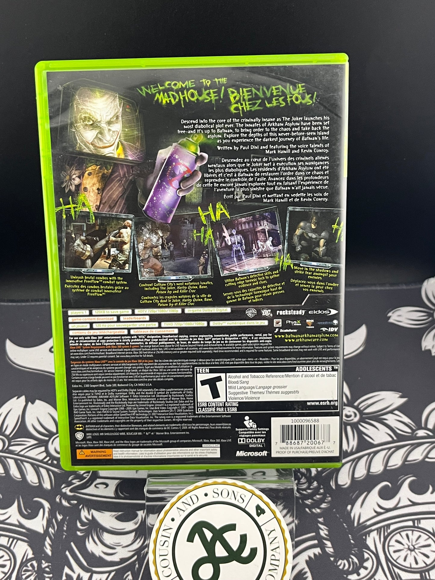 Batman Arkham Asylum Xbox 360 CIB