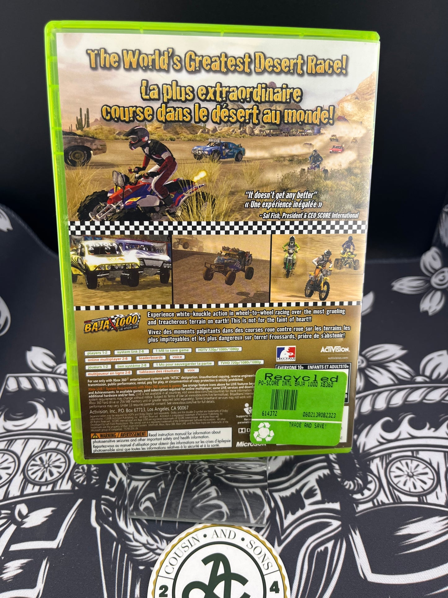 Score International Baja 1000 the official game Xbox 360 CIB
