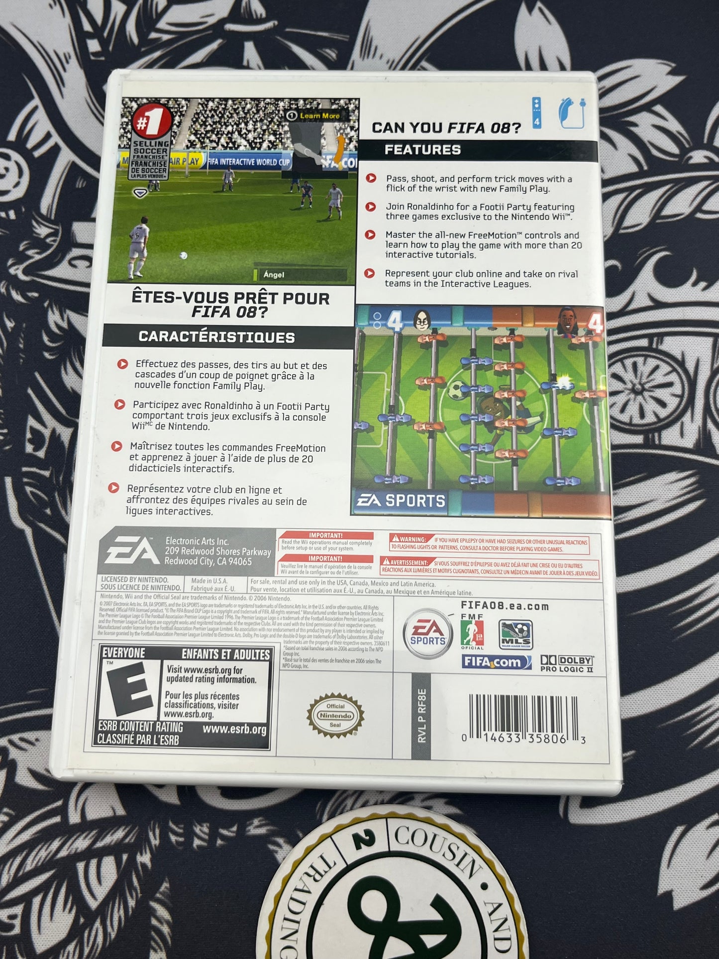 FIFA 08 Soccer Wii CIB