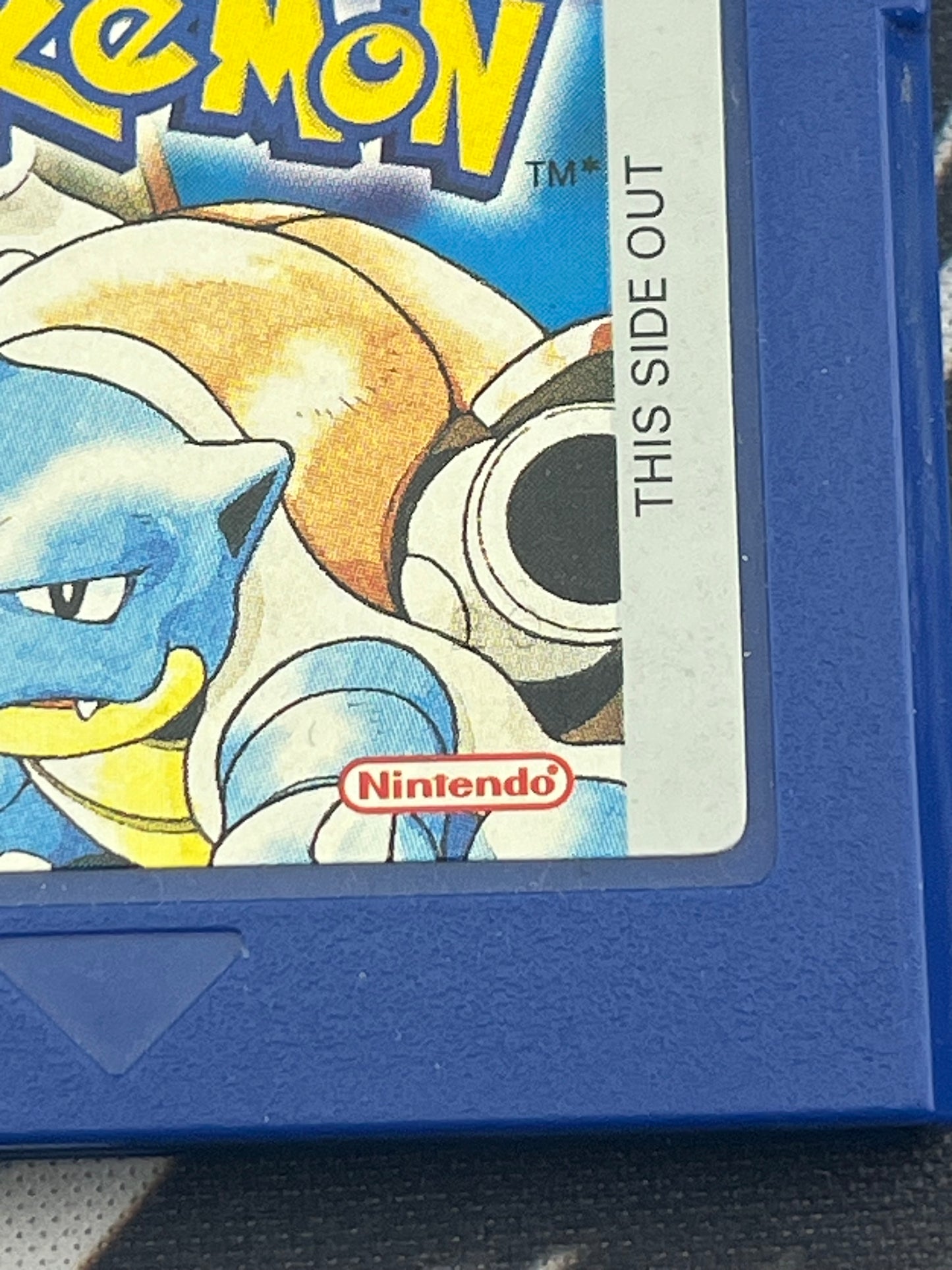 Pokémon Blue First Print Gameboy Color Game and Box Only