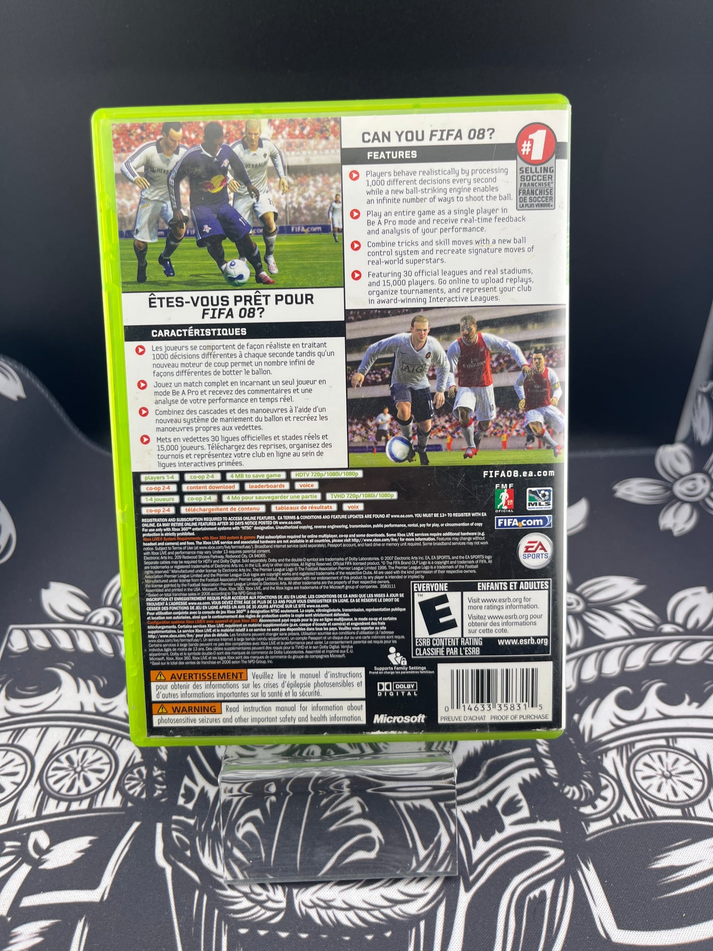 FIFA 08 Soccer Xbox360 CIB