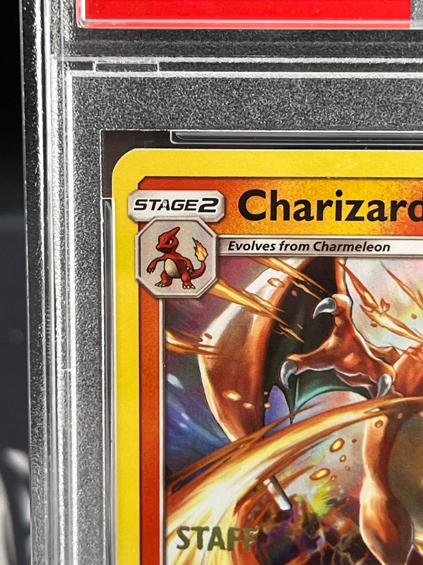 Charizard 2019 PM SM Black Star HOLO Promo Staff PSA 9 Verified