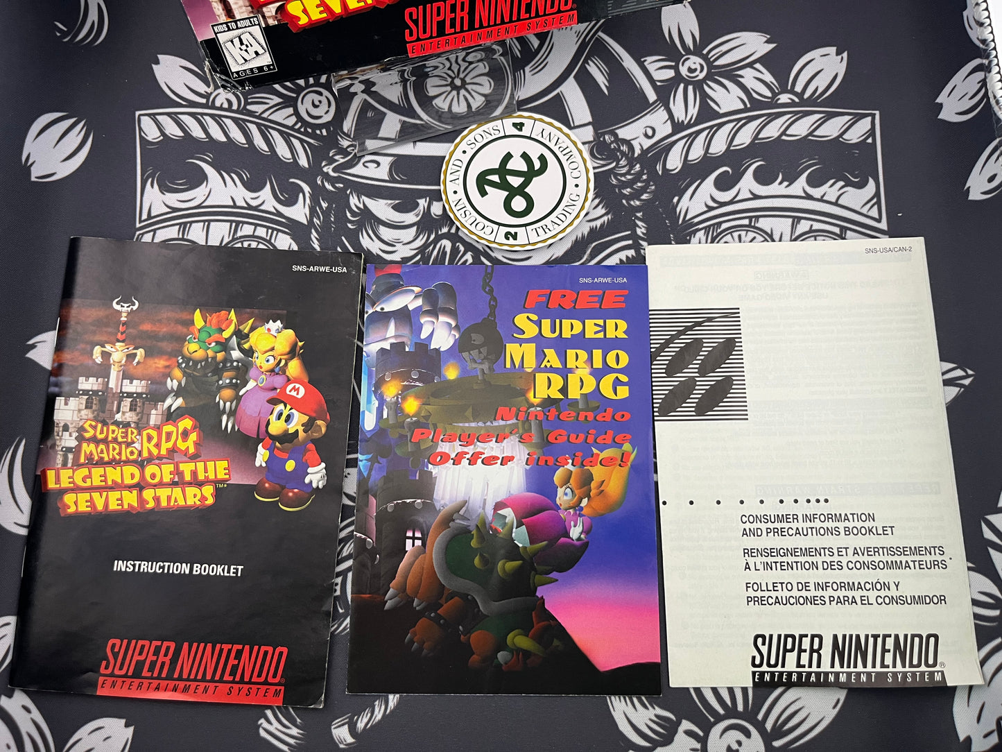 Super Mario RPG Legend of the Seven Stars  SNES CIB