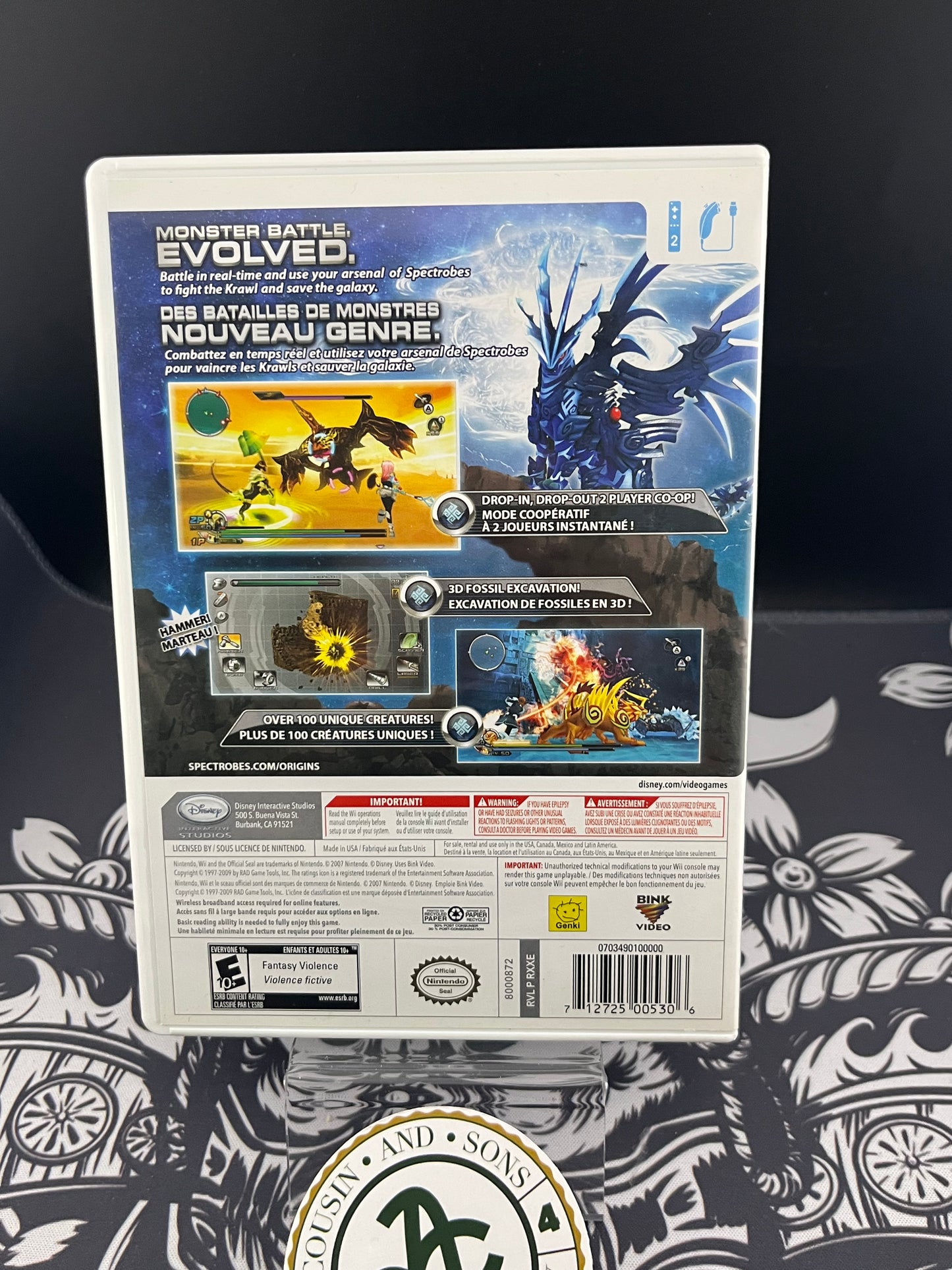 Spectrobes Origins Wii CIB