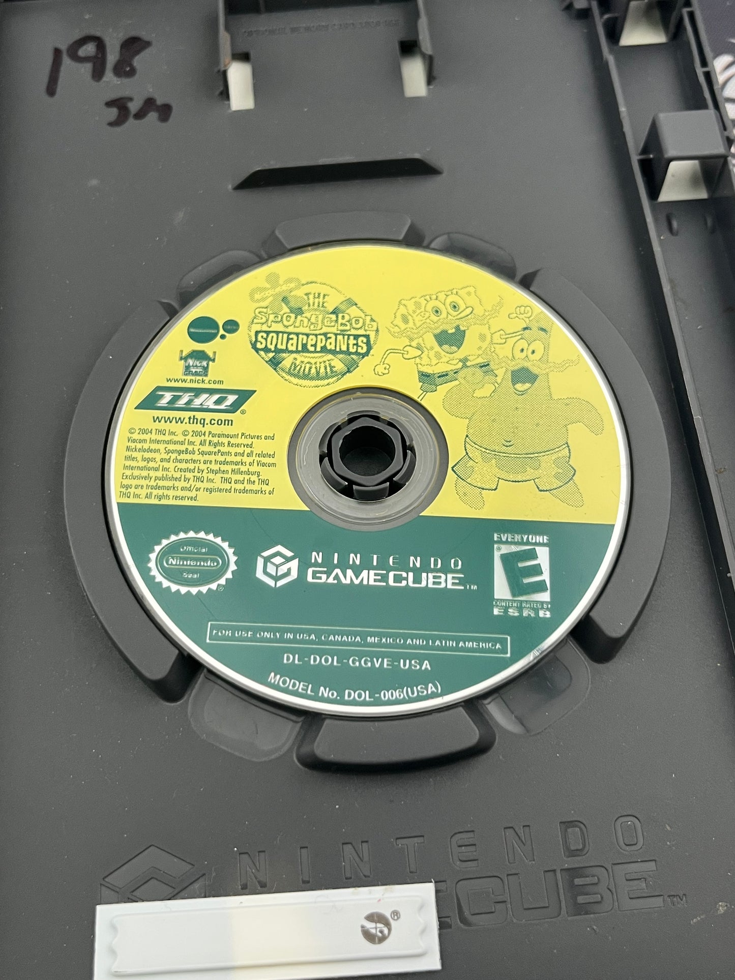 SpongeBob SquarePants Movie GameCube CIB