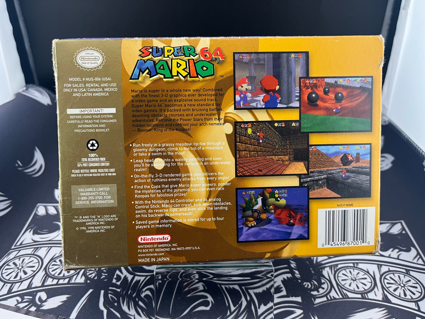 Super Mario 64 N64 CIB (Charity)