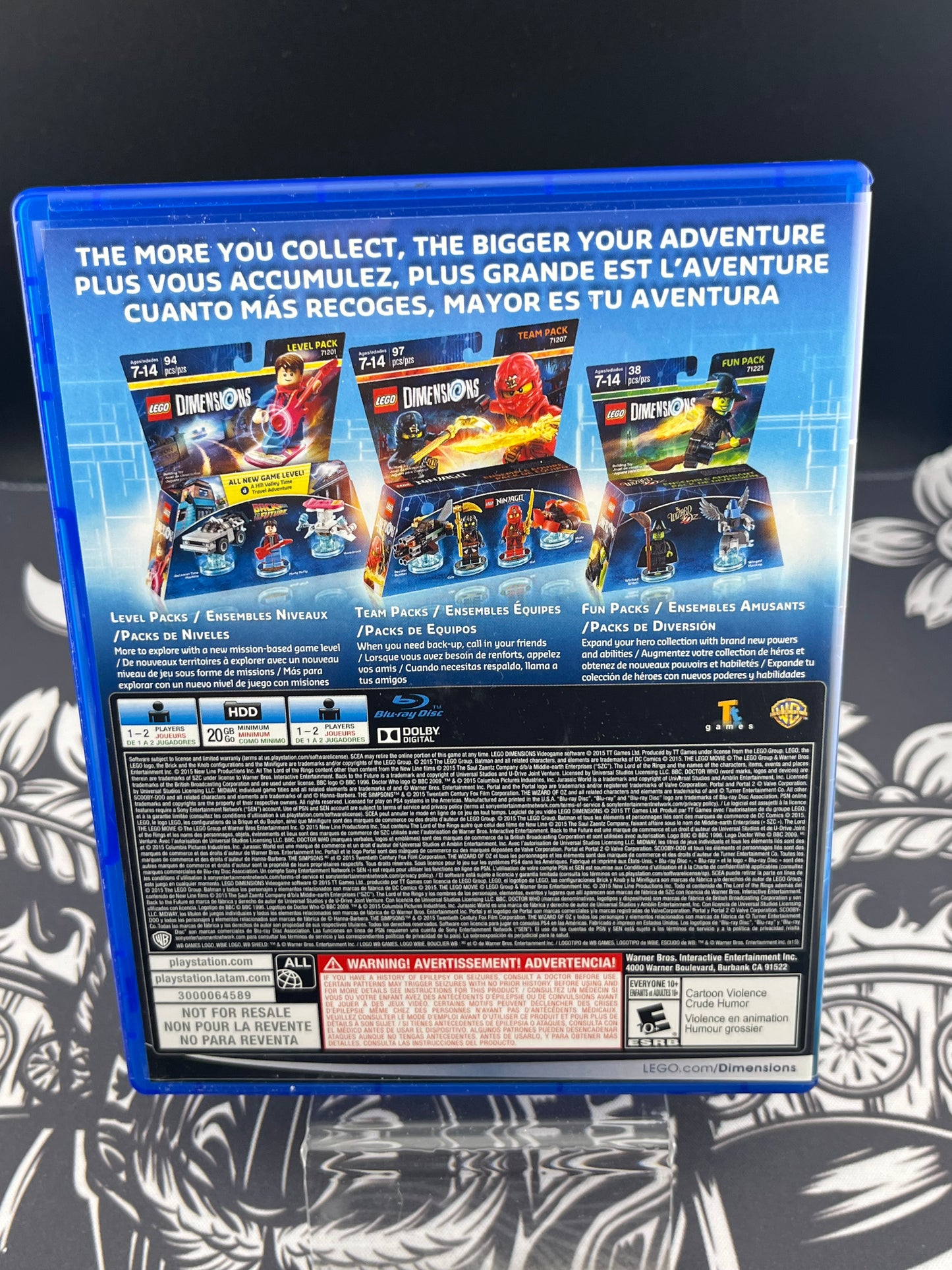 Lego Dimensions PS4 CIB with portal and Misc