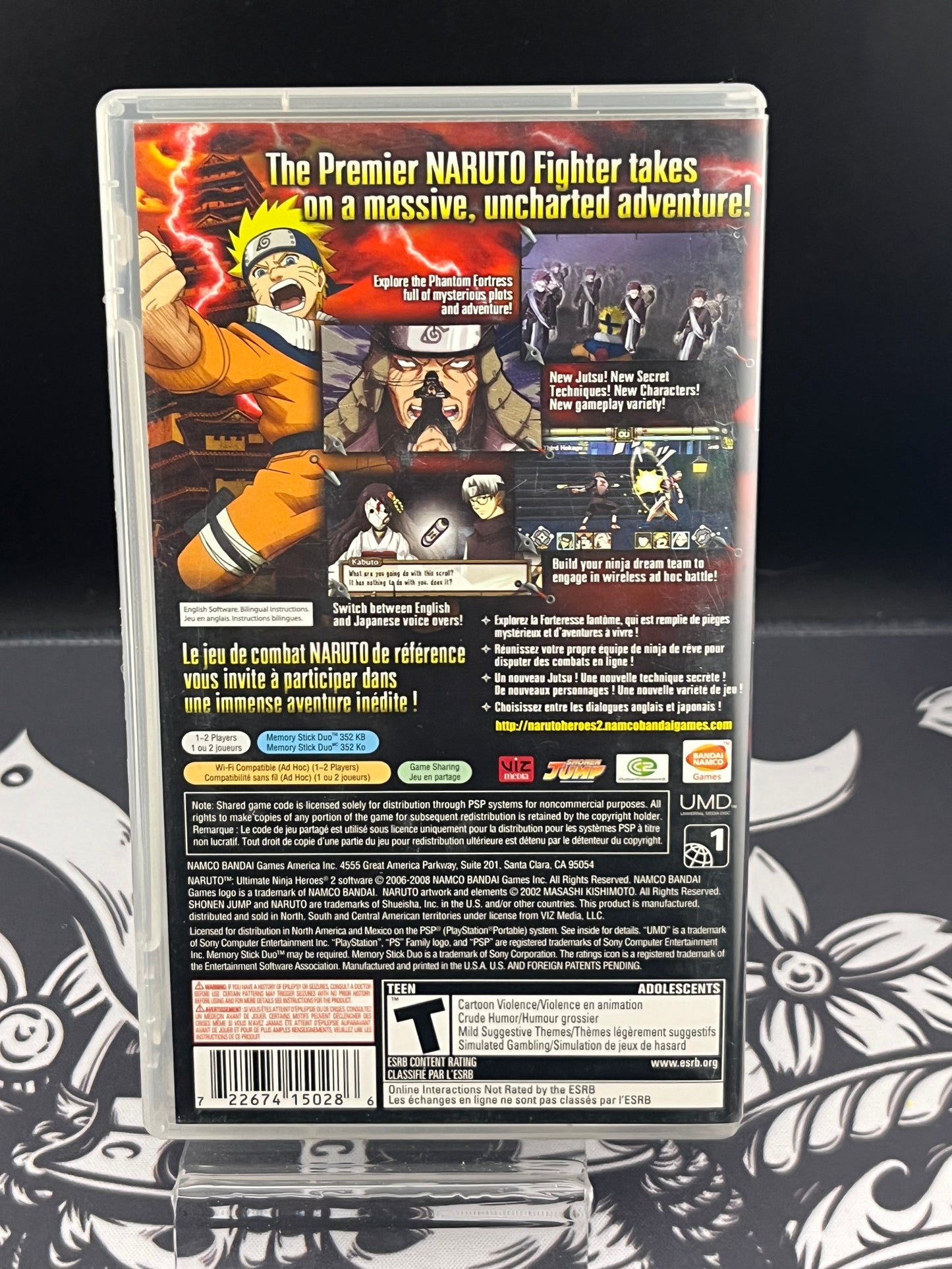 Naruto Ultimate Ninja Heroes 2 PSP CIB