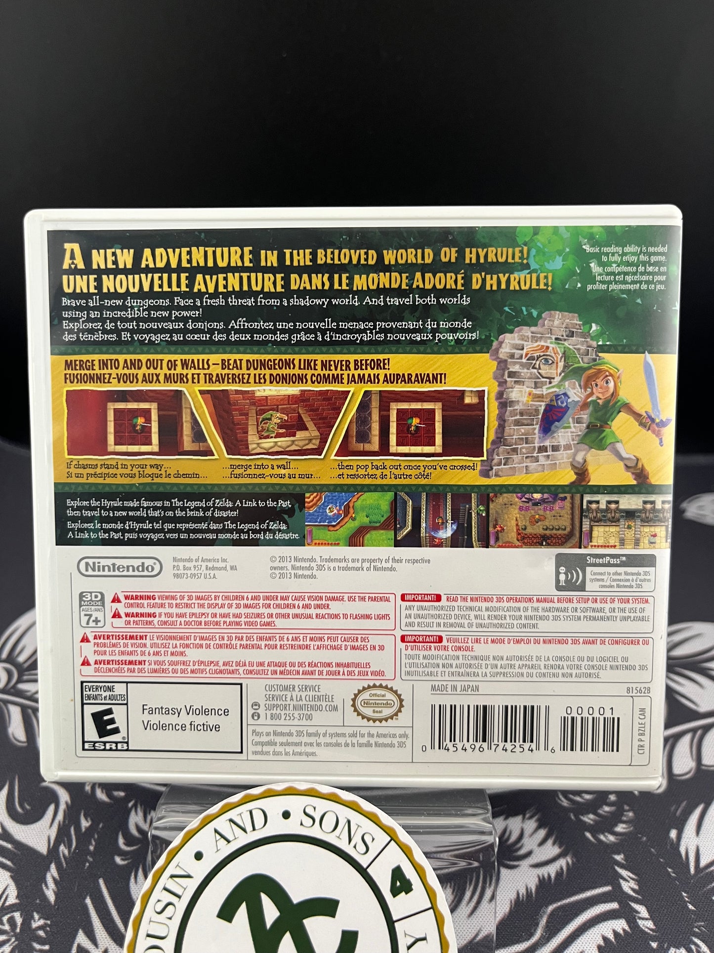 The Legend of Zelda Link Between Worlds 3DS CIB