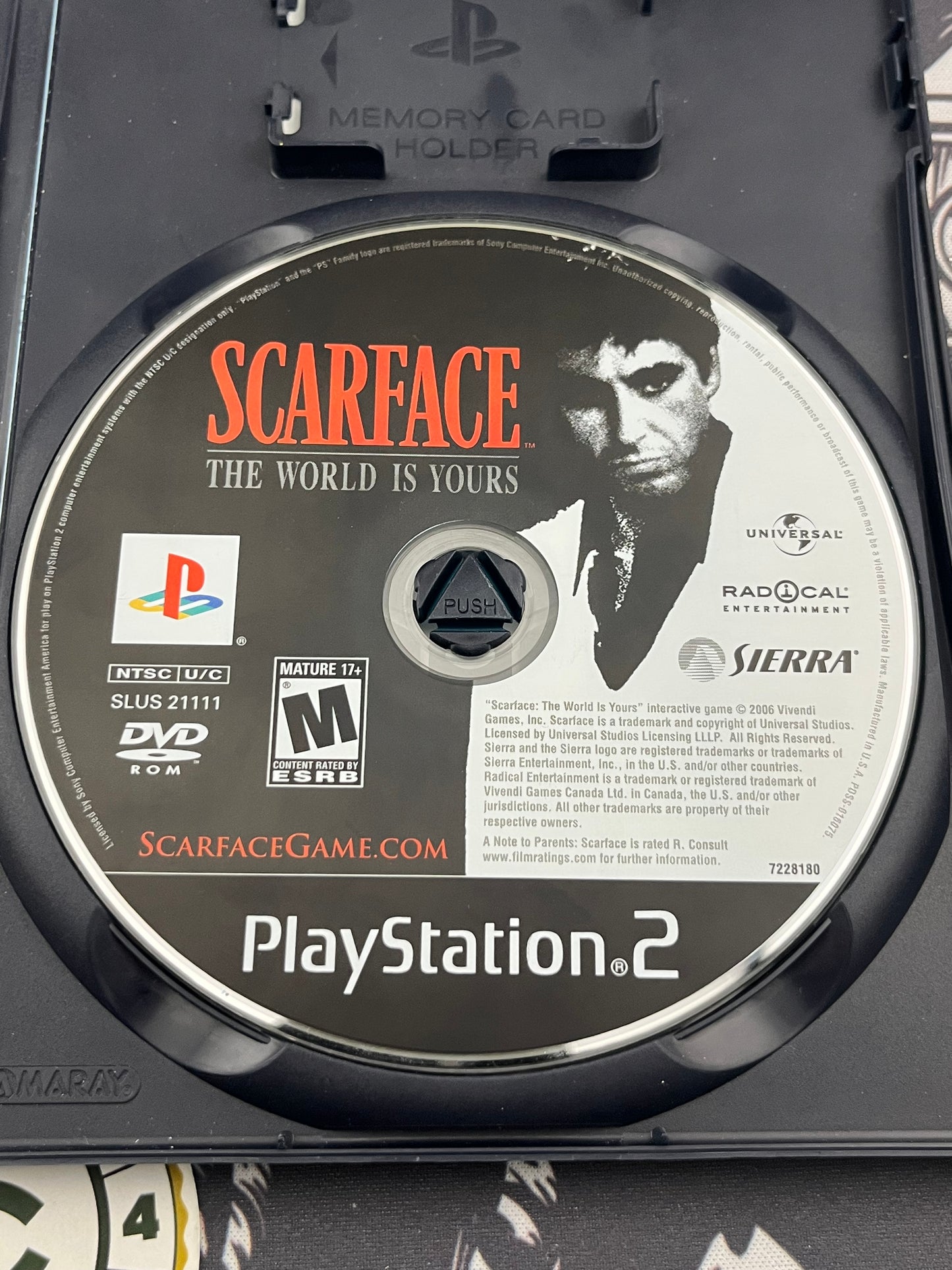 Scarface The World Is Yours PS2 CIB