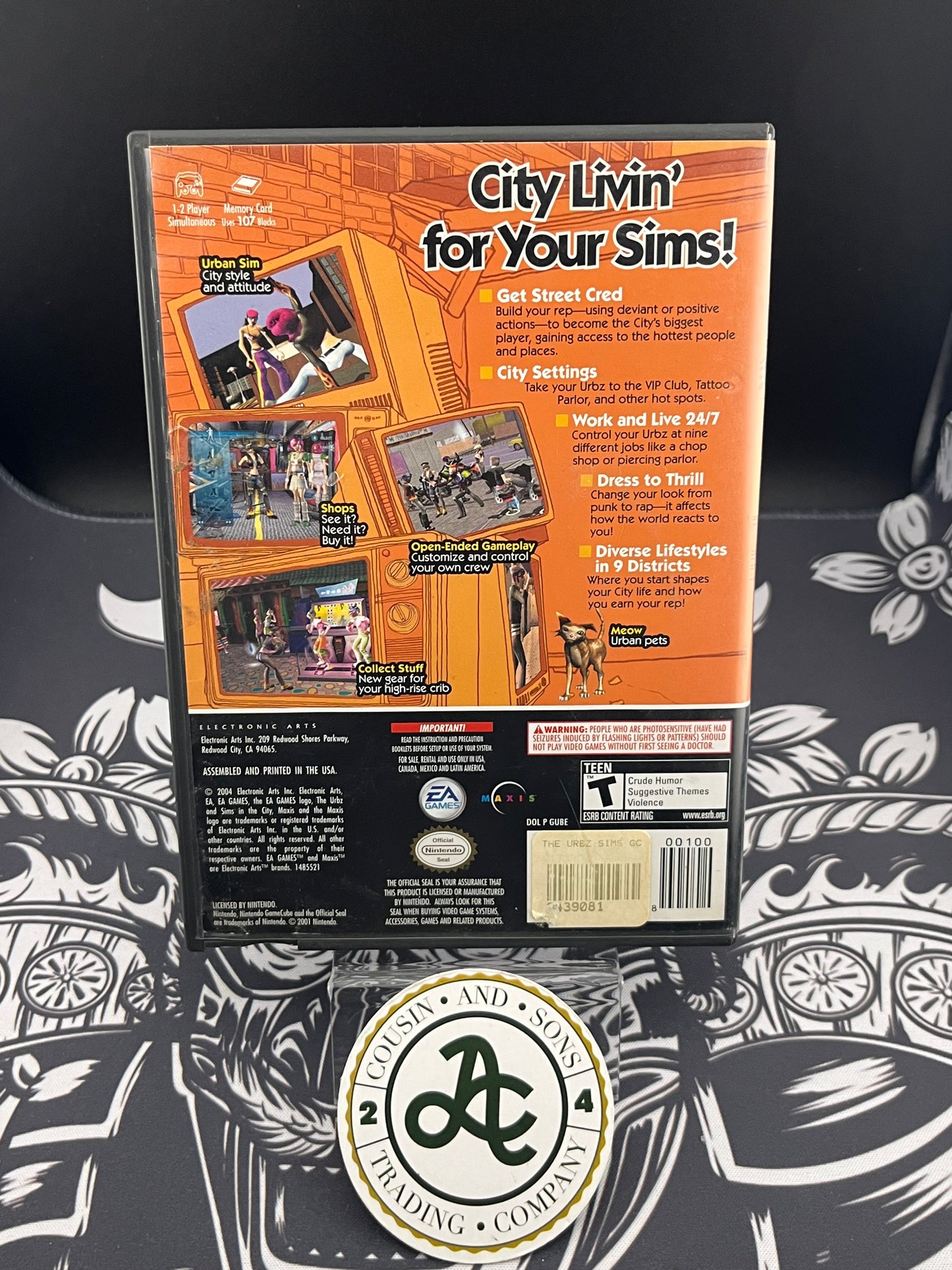 The Urbz Sims in the City GameCube CIB