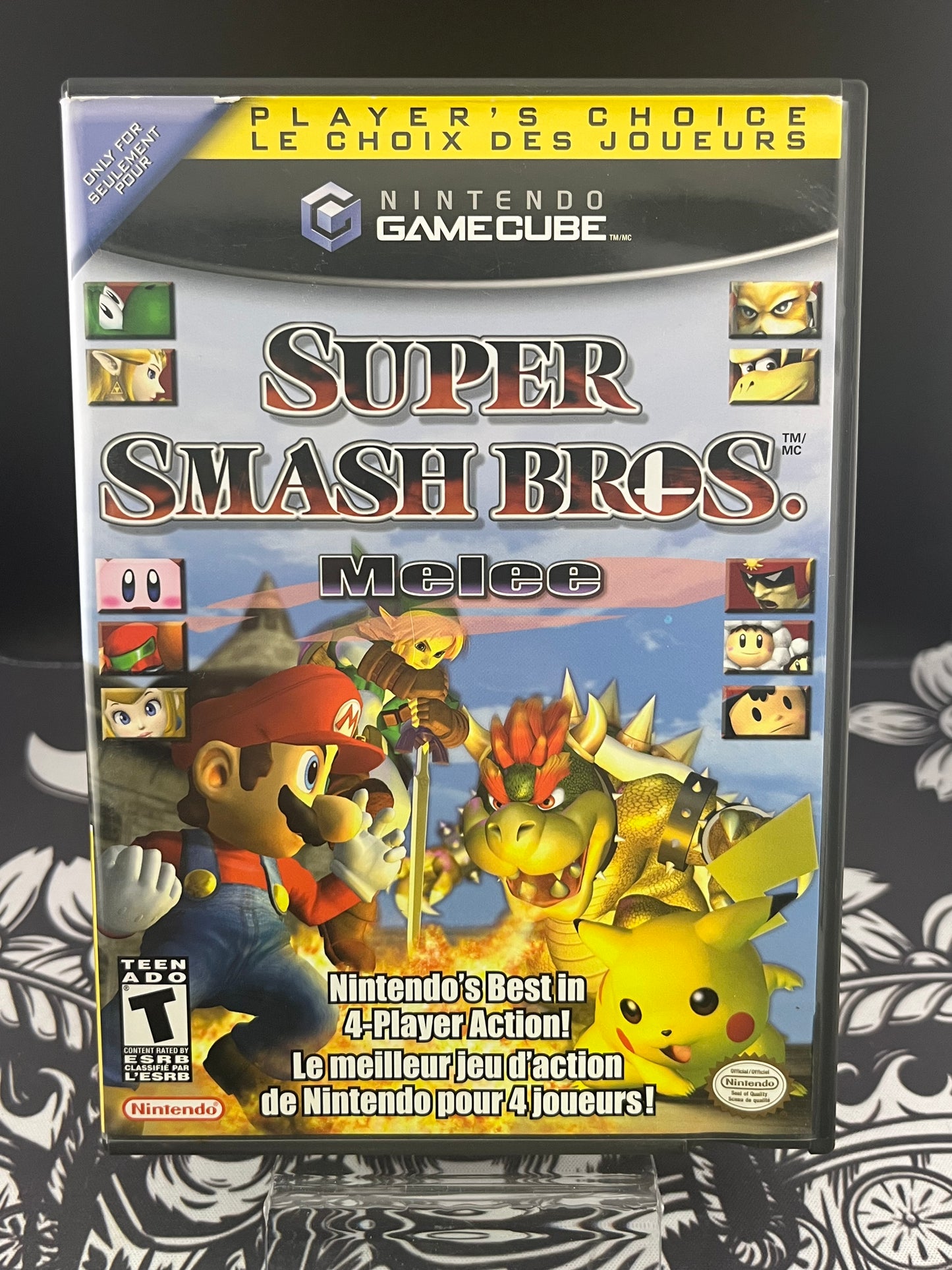 Super Smash Bros Melee Player Choice GameCube CIB