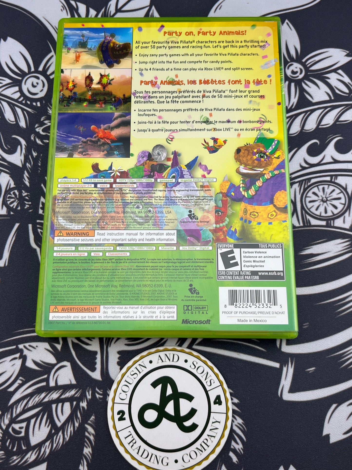 Viva Piñata Party Animals Xbox 369 CIB