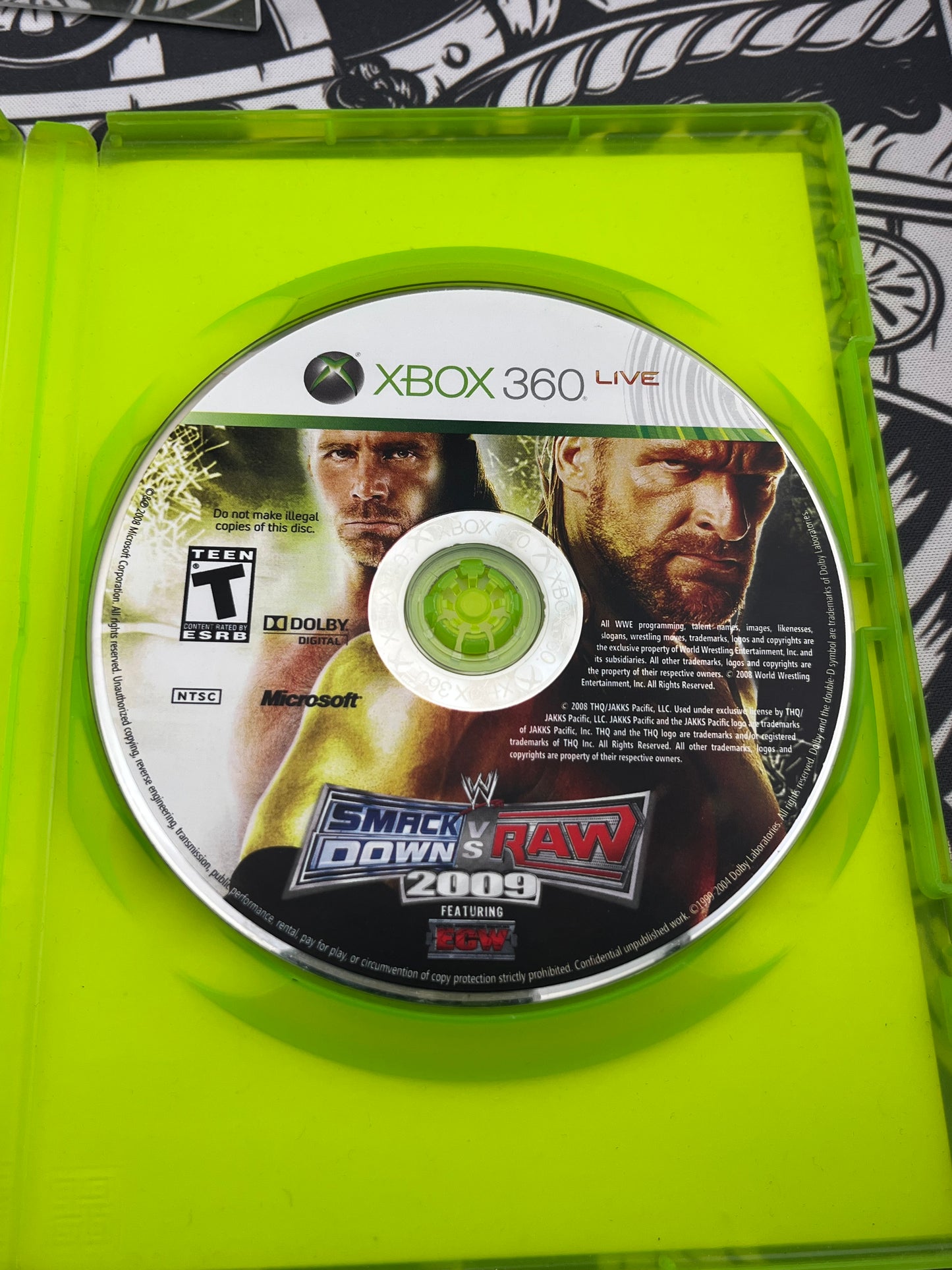 Smackdown vs Raw 2009 Xbox 360 CIB