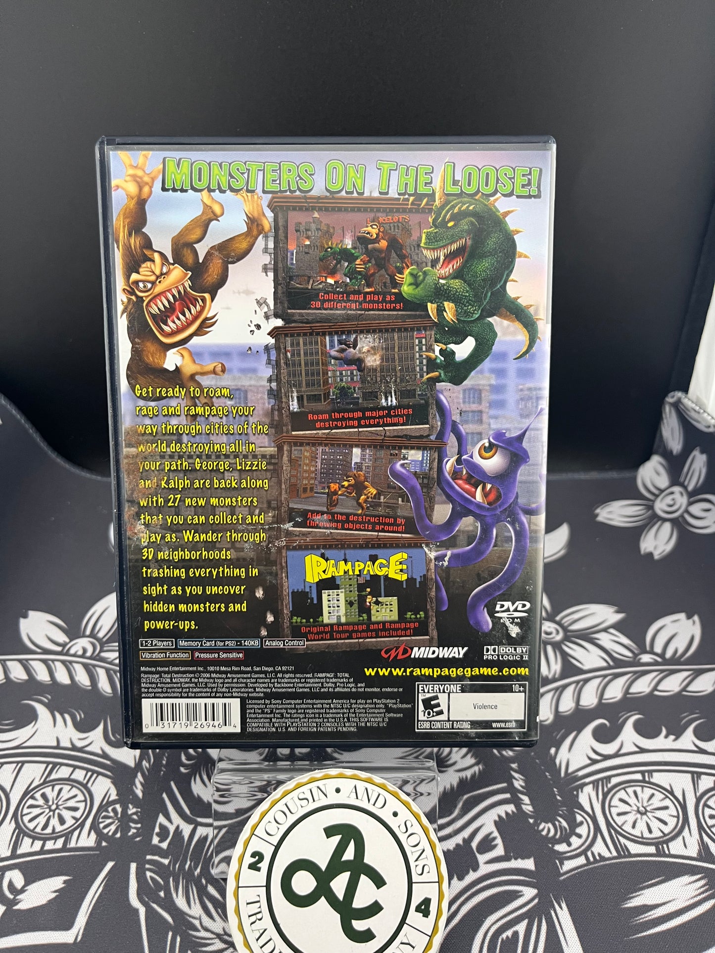 Rampage Total Destruction PS2 CIB