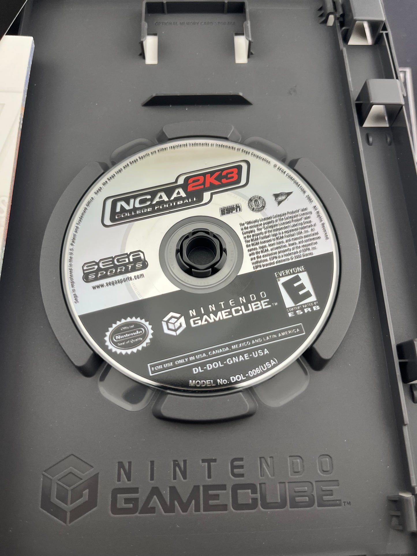 NCAA 2K3 GameCube CIB