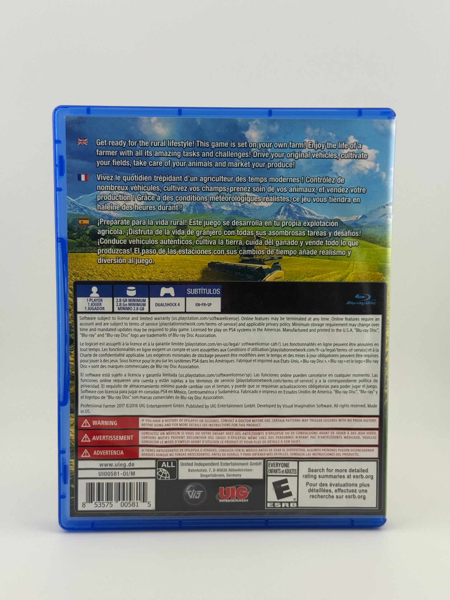 Professional Farmer 2017 PS4  CIB