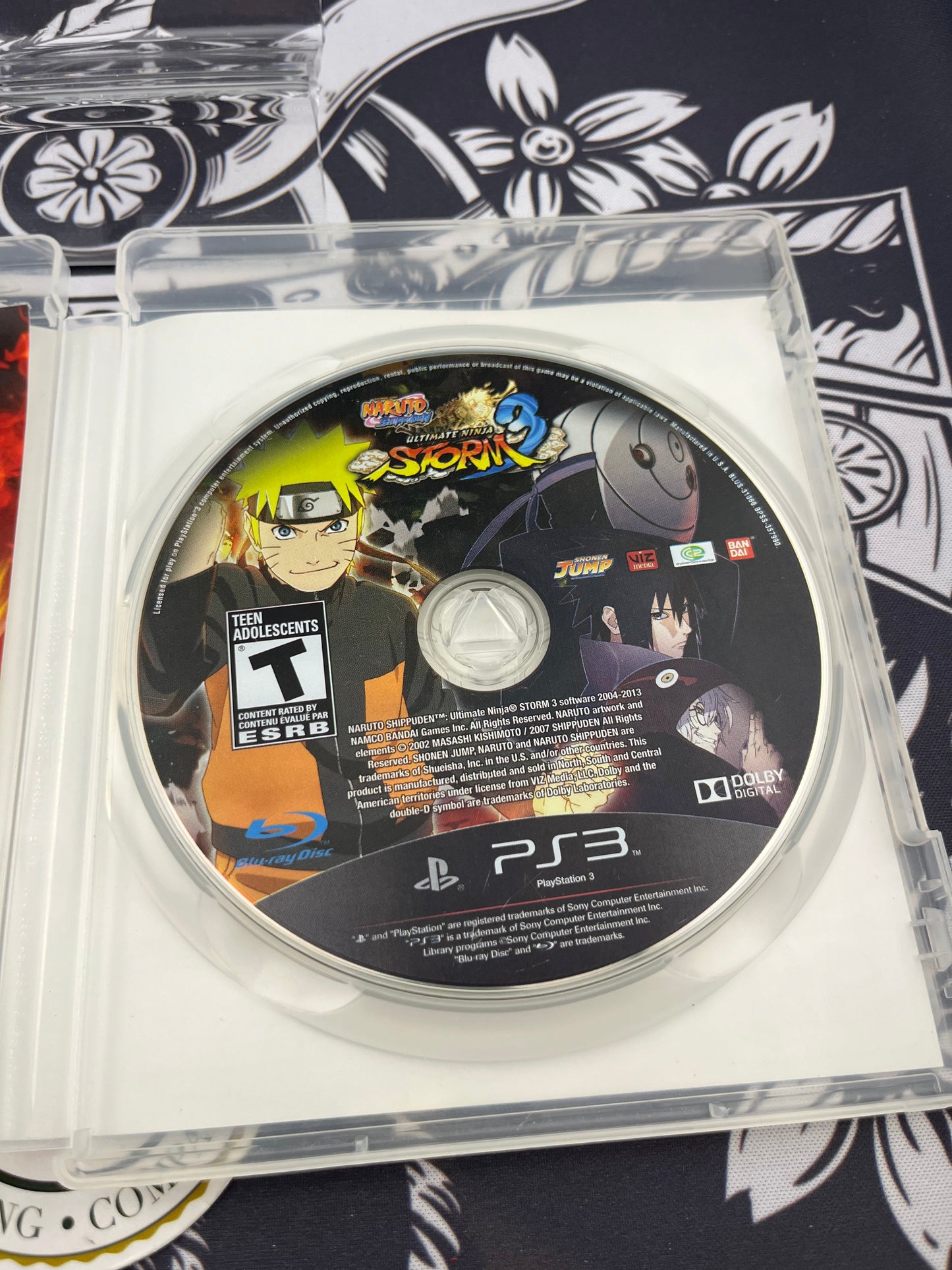 Naruto Shippuden Ultimate Ninja Storm 3 PS3 no manual
