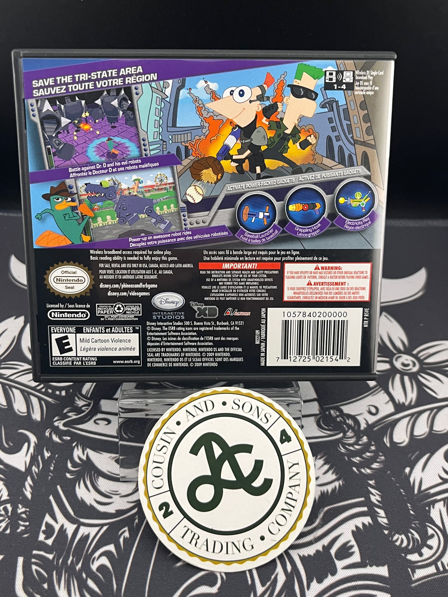 Phineas and Ferb Across the 2nd Dimension DS CIB