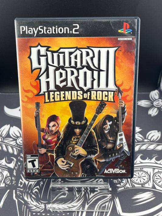 Guitar Hero Legends of Rock PS2 No Manual