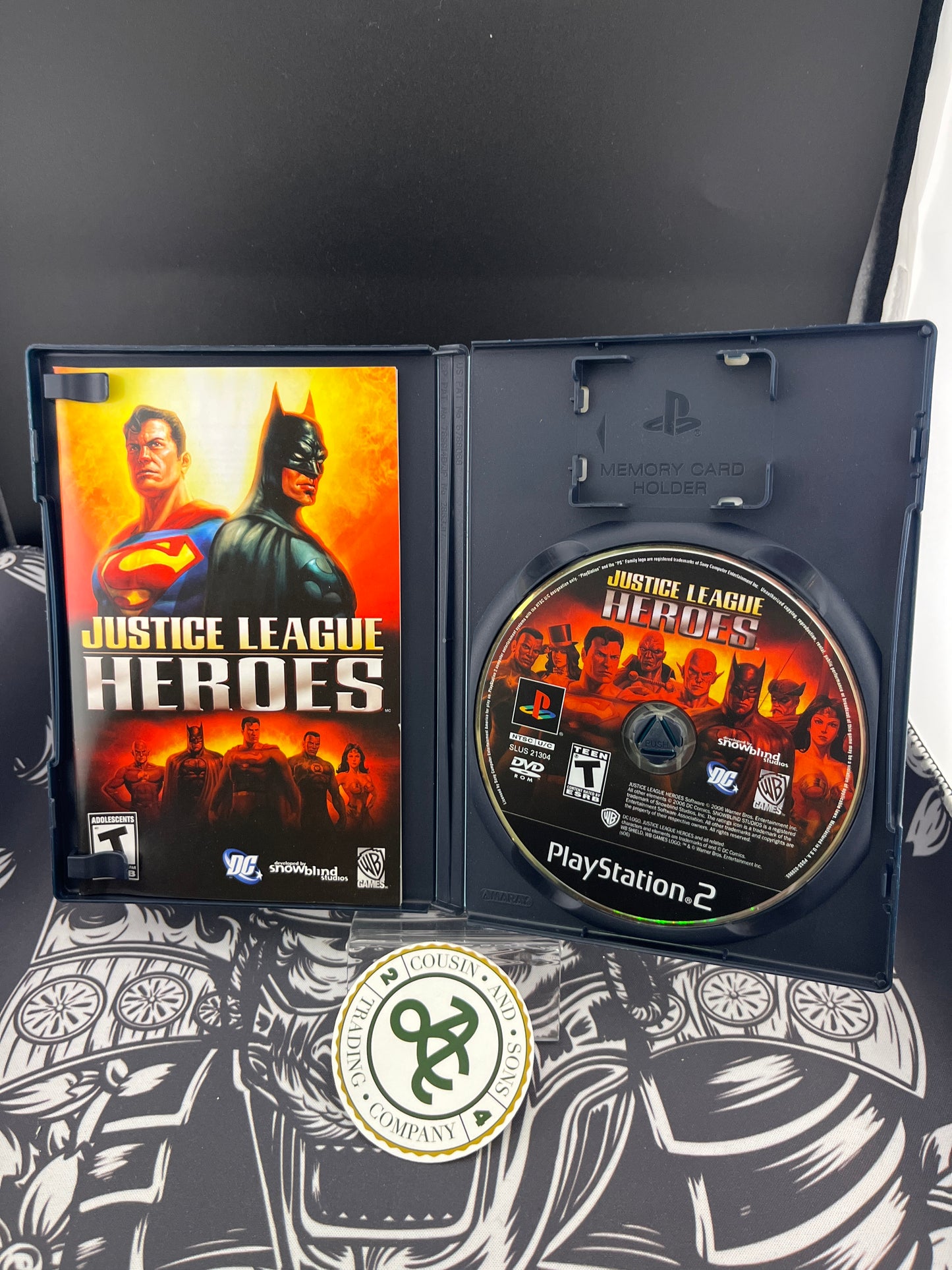 Justice League Heroes PS2 CIB