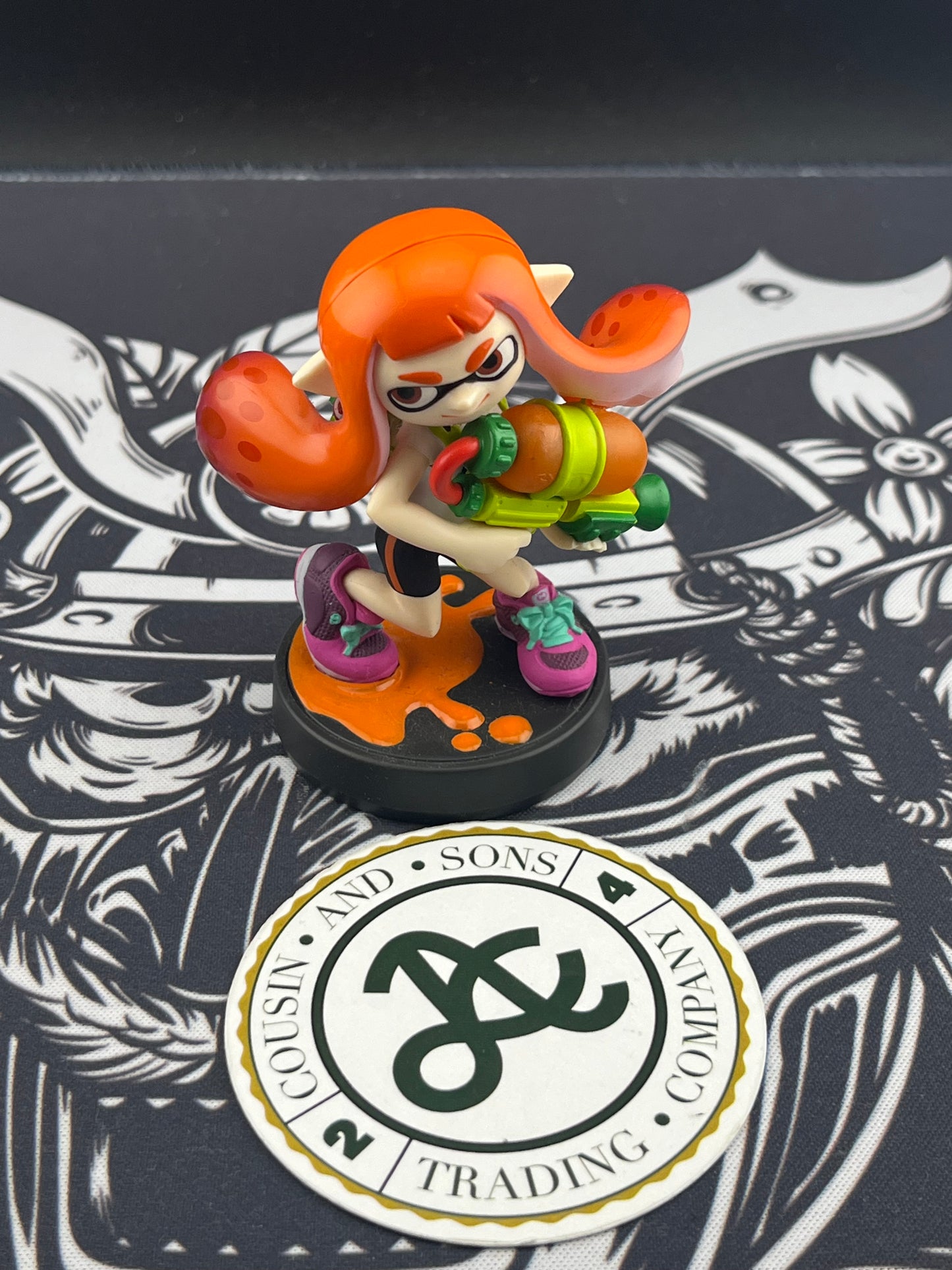 Inkling Orange Amiibo Loose