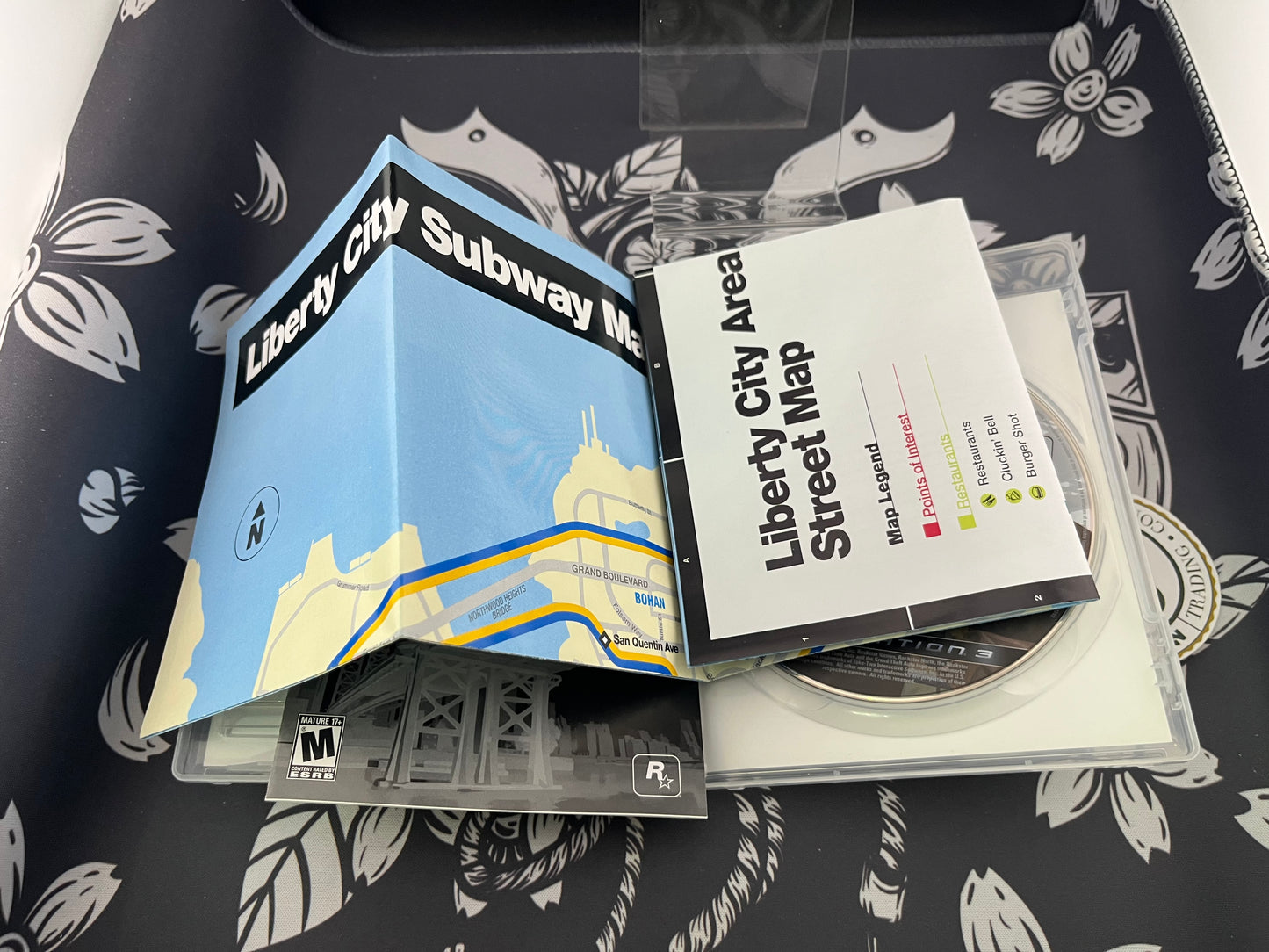Grand Theft Auto IV PS3 CIB with map