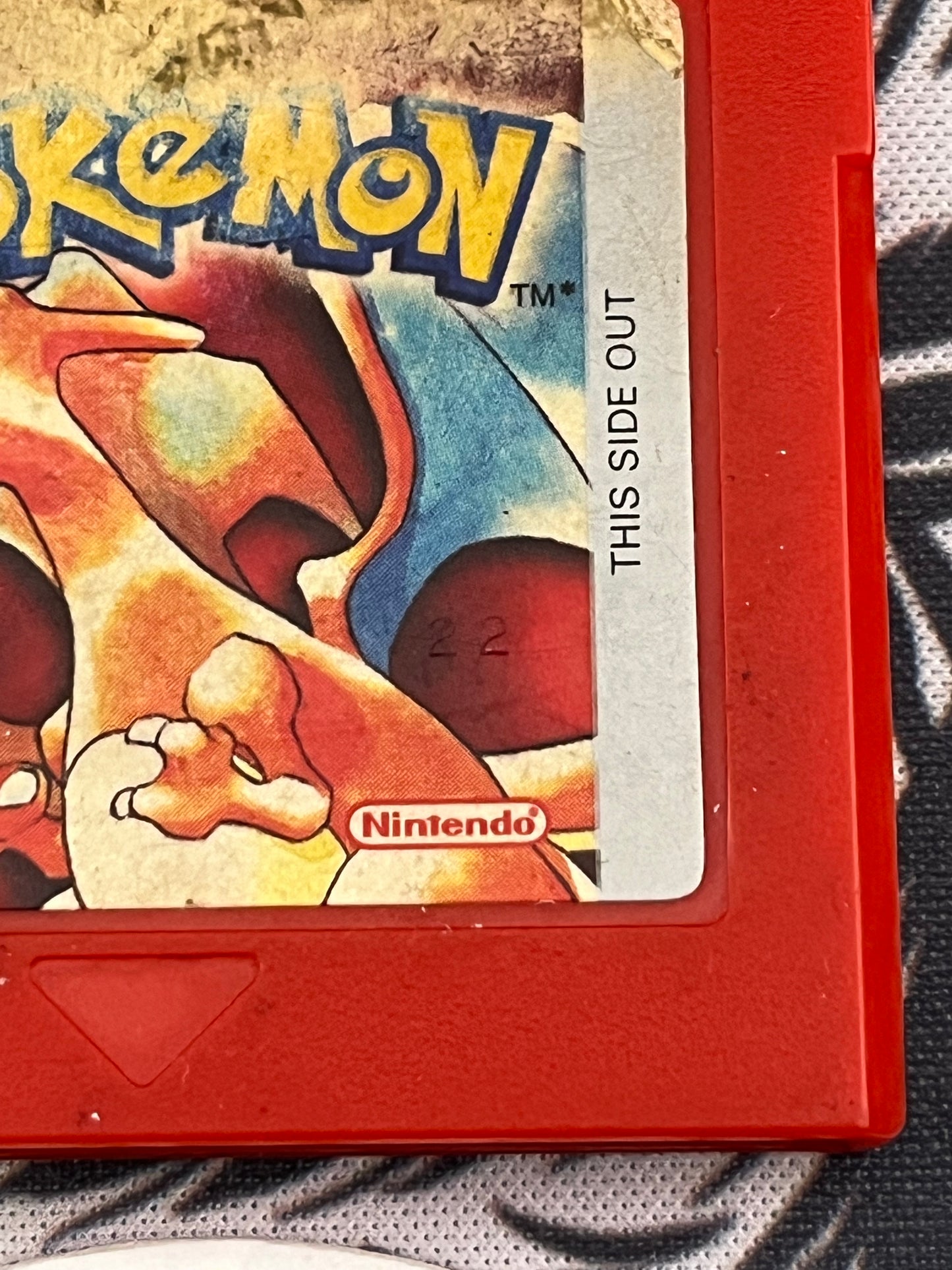 Pokémon Red GBC Okay Label