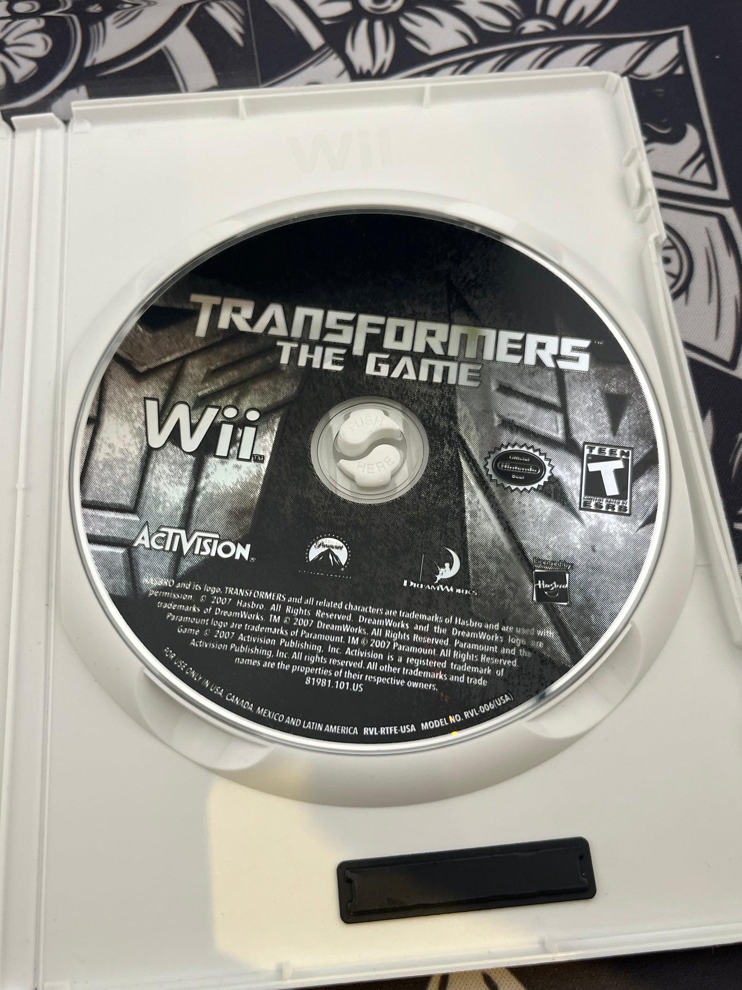 Transformers Wii Game CIB