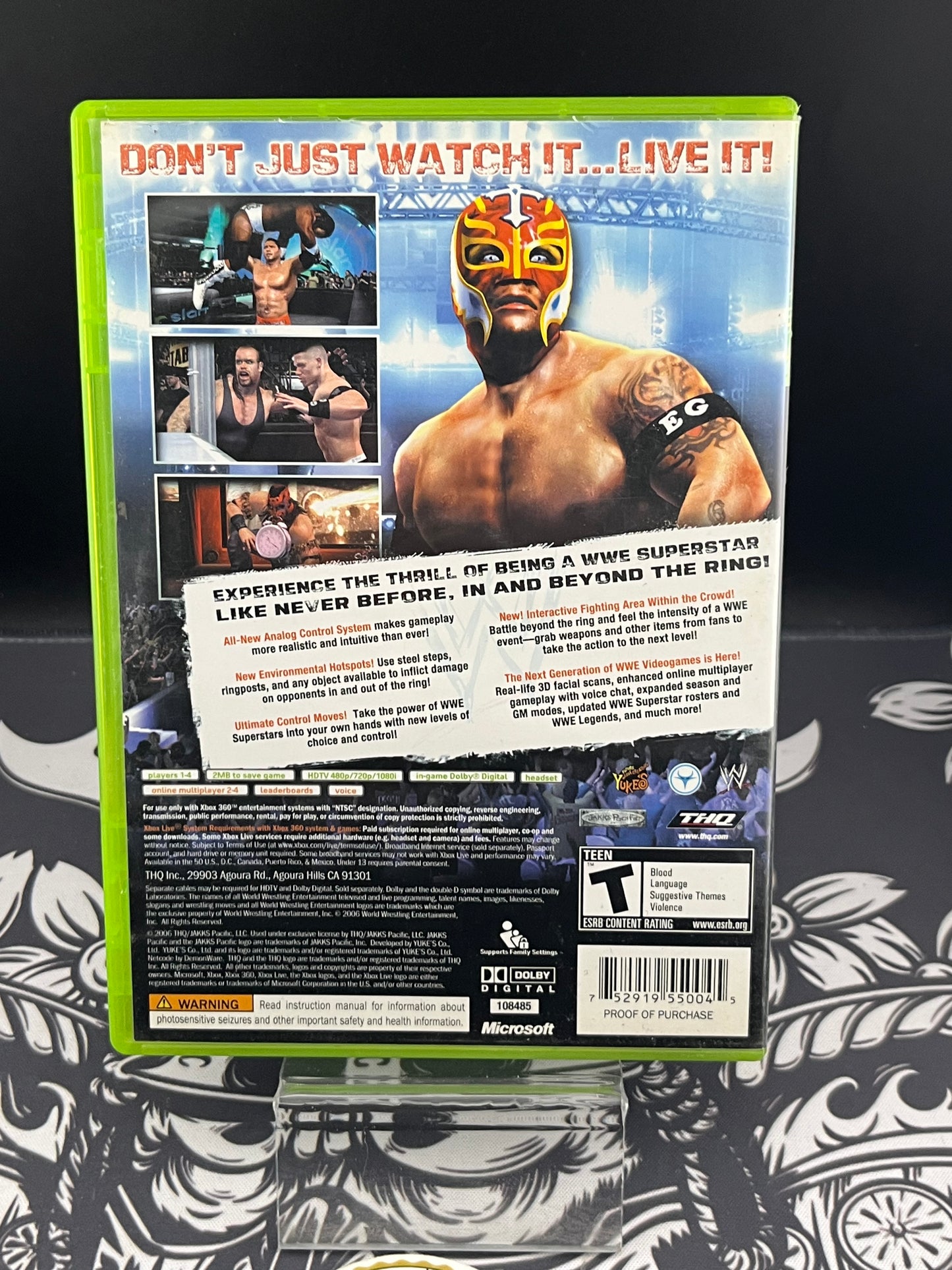 Smackdown Vs Raw 2007 Xbox 360 CIB