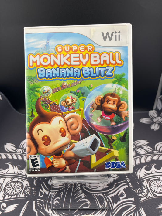 Super Monkey Ball Banana Blitz Wii CIB