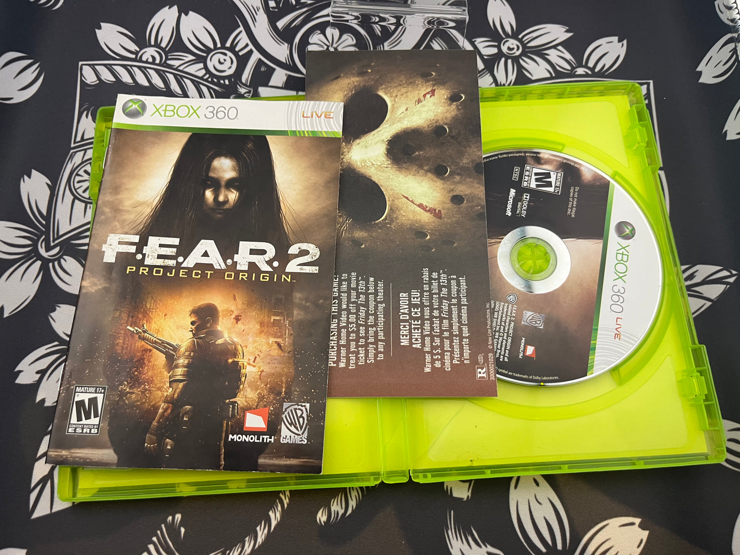Fear 2 F.E.A.R Xbox 360 CIB