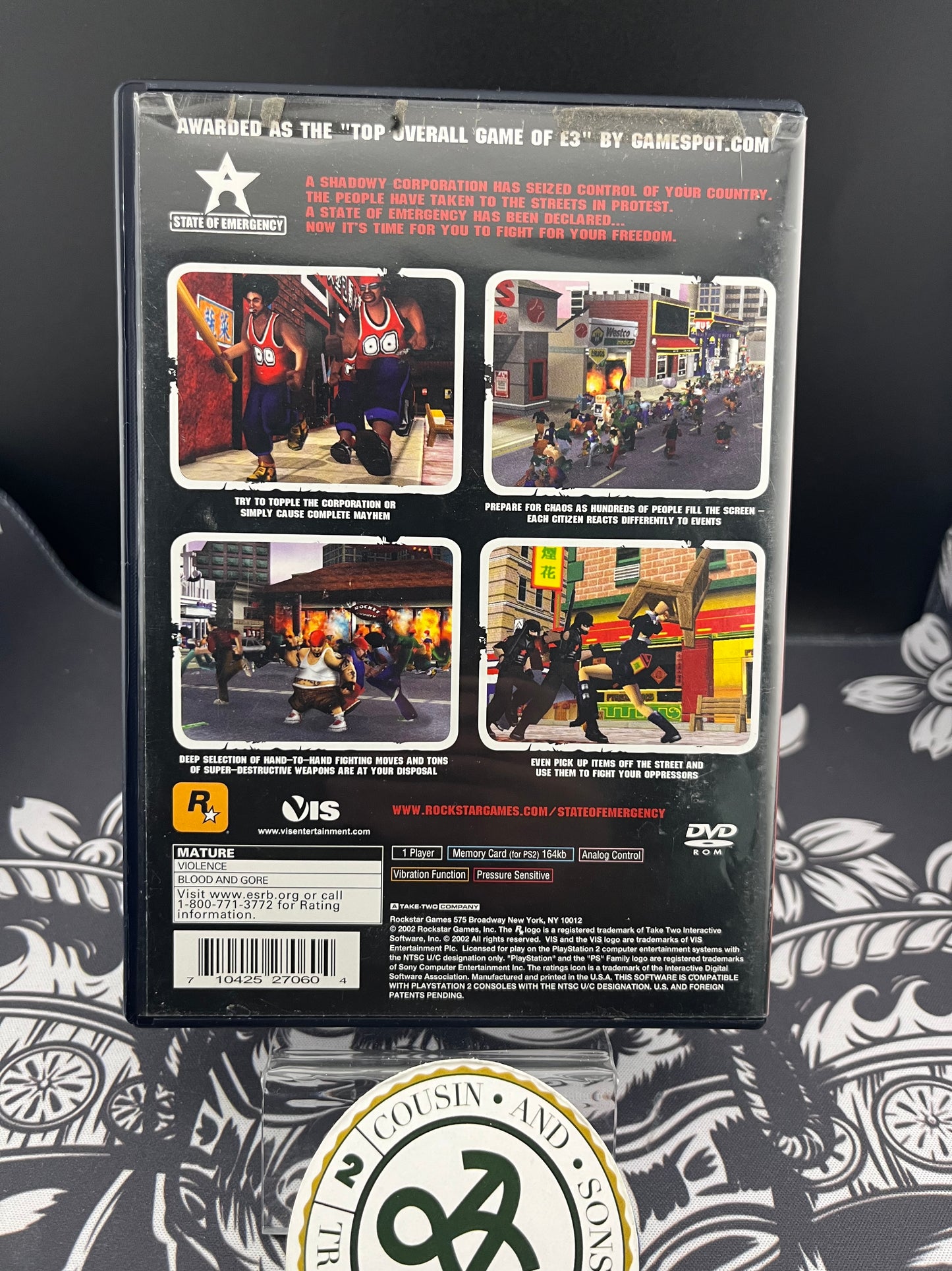 State of Emergency GH PS2 CIB