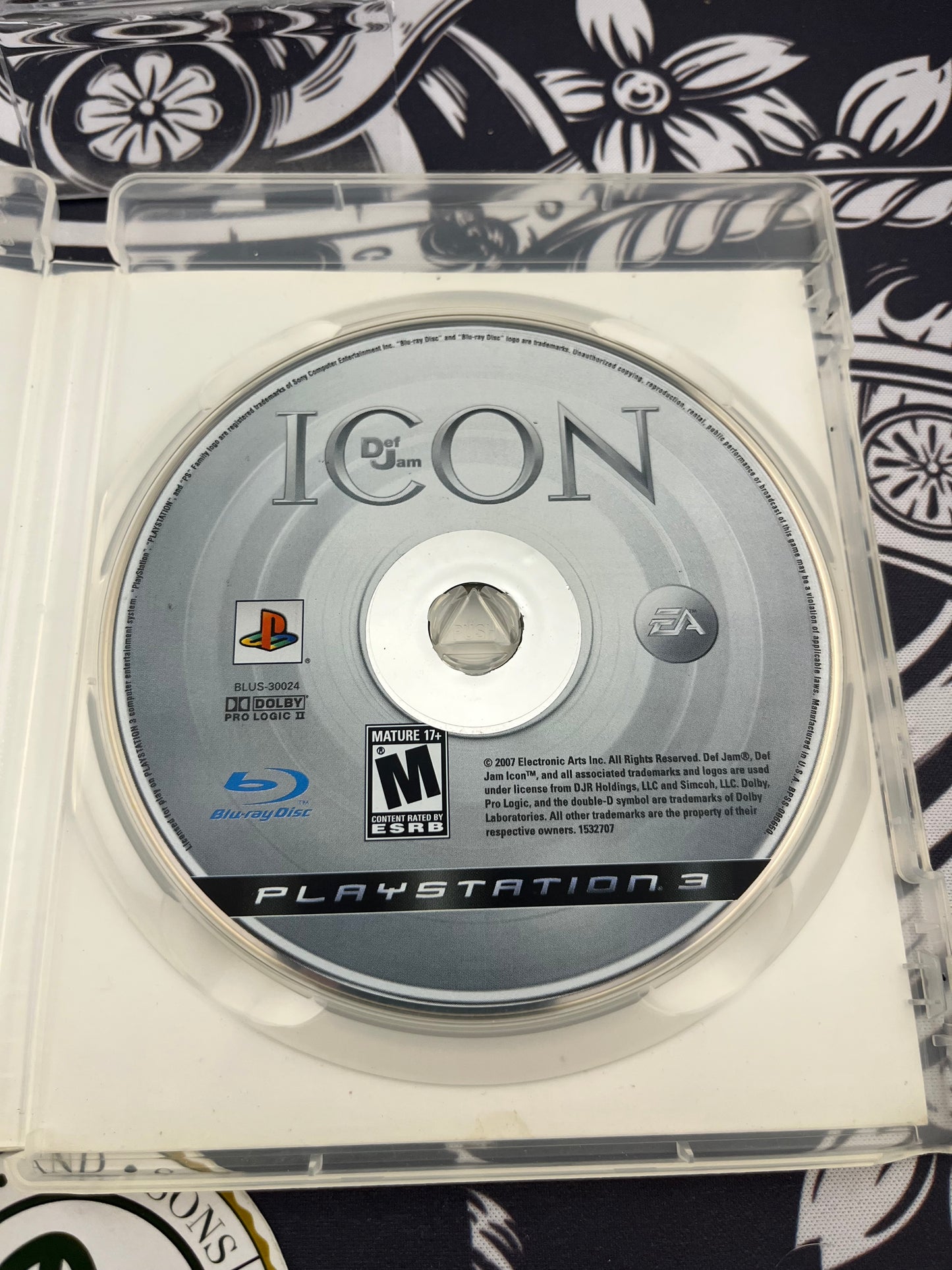 Def Jam Icon PS3 No Manual