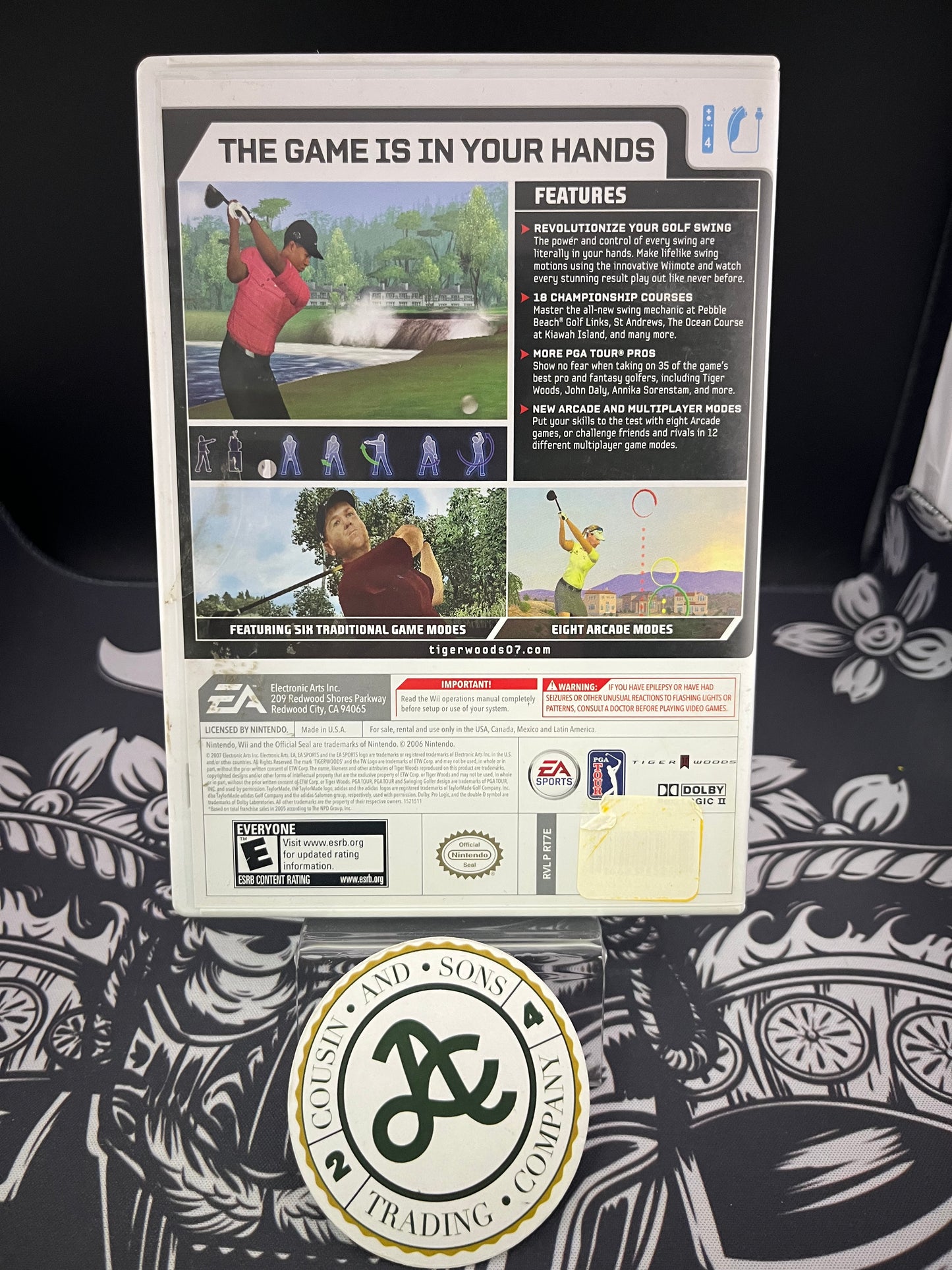 Tiger Woods PGA Tour 07 Wii CIB
