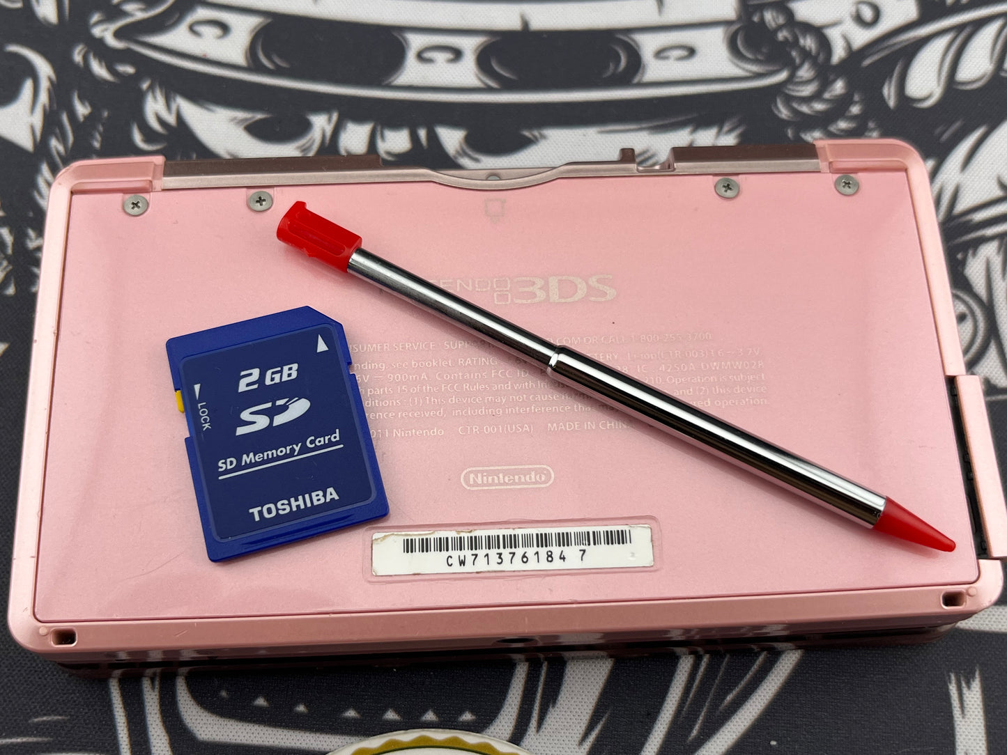 Pink 3DS with 10 Games