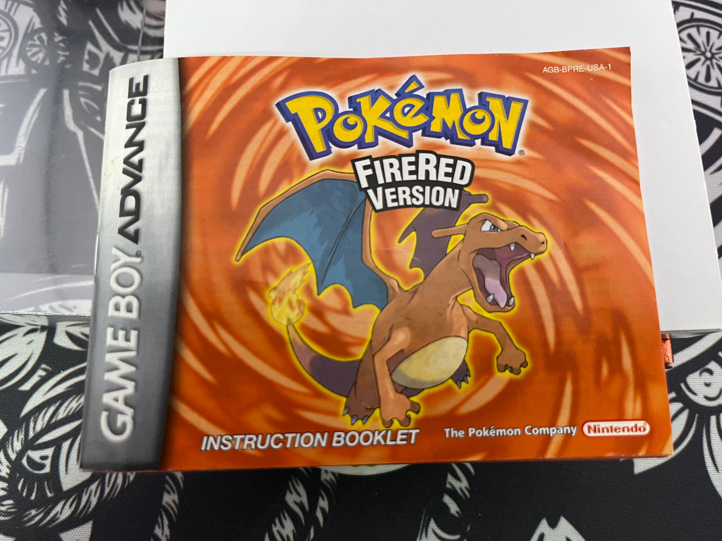 Pokémon FireRed Player Choice Almost CIB