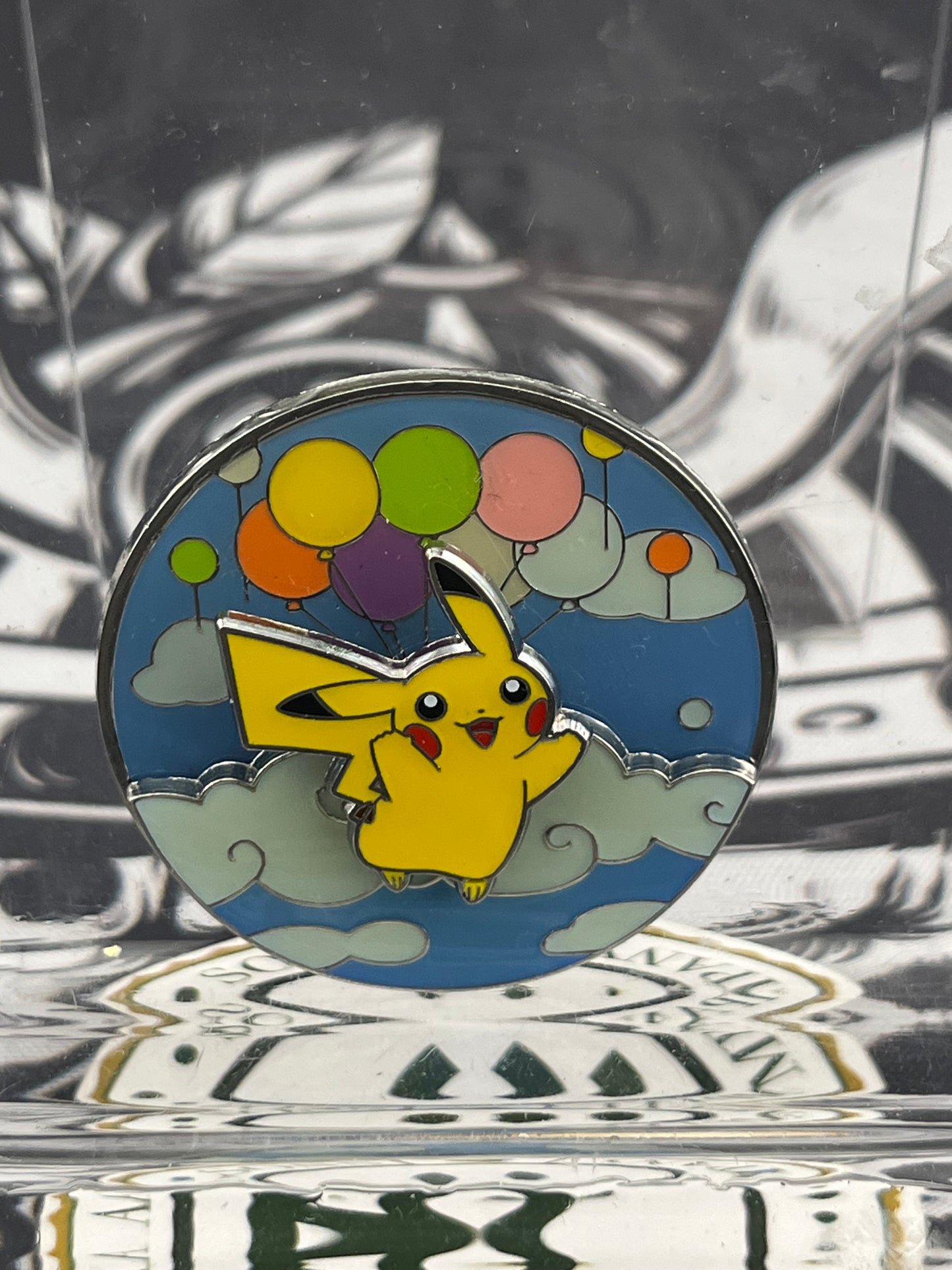 2021 Pokemon Celebrations Flying & Surfing Pikachu Official Pokémon Spinner Pin