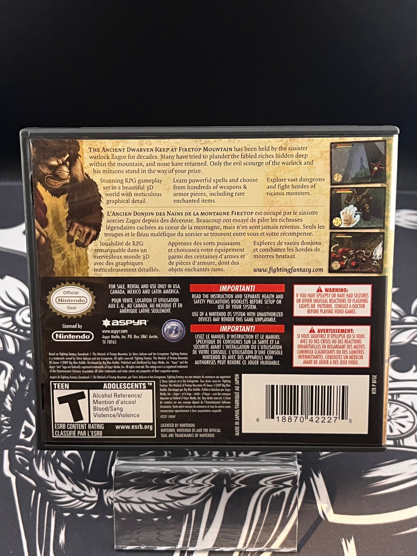 Fighting Fantasy DS CIB