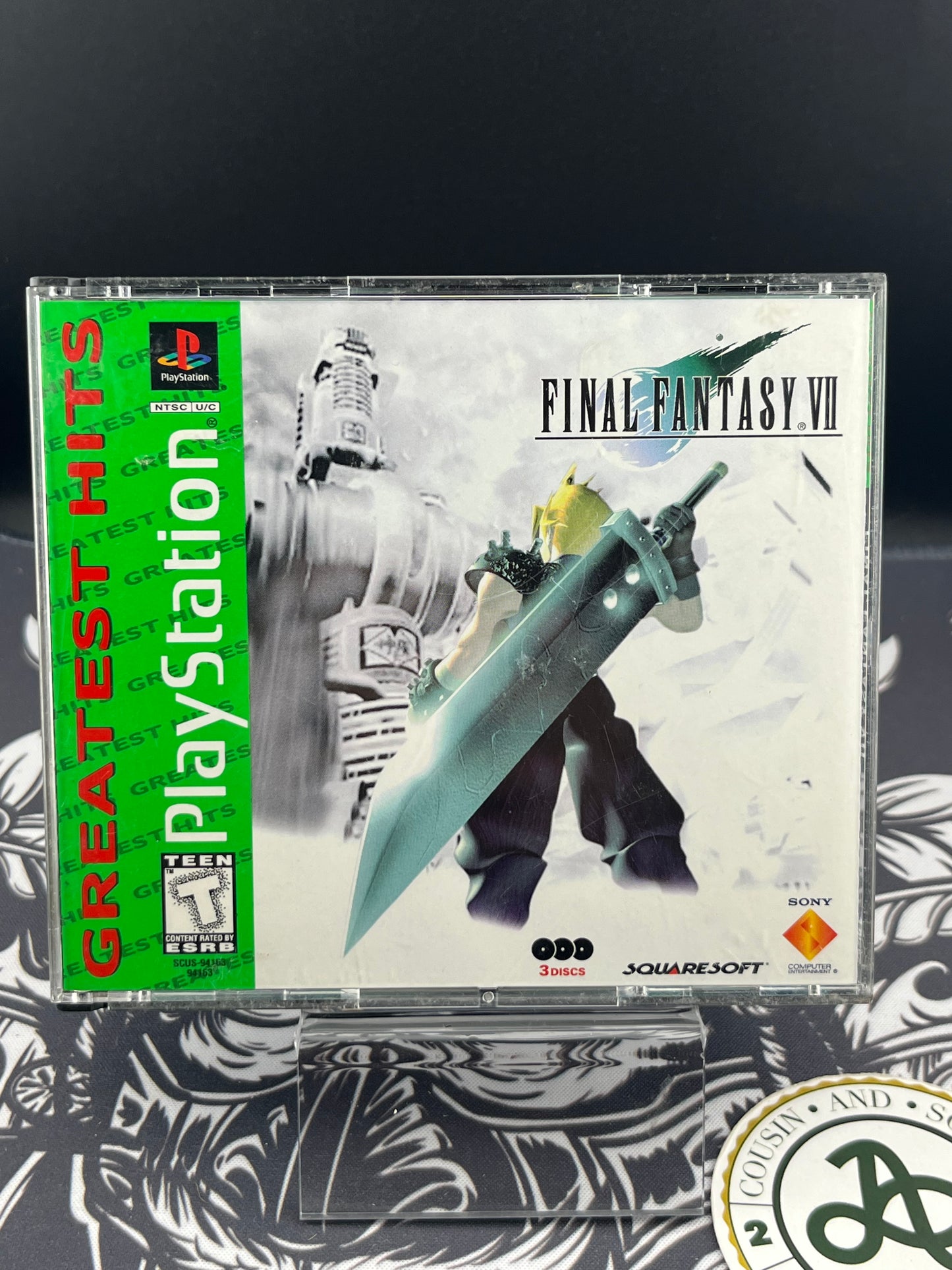 Final Fantasy VII 7 Greatest Hits PS1 CIB