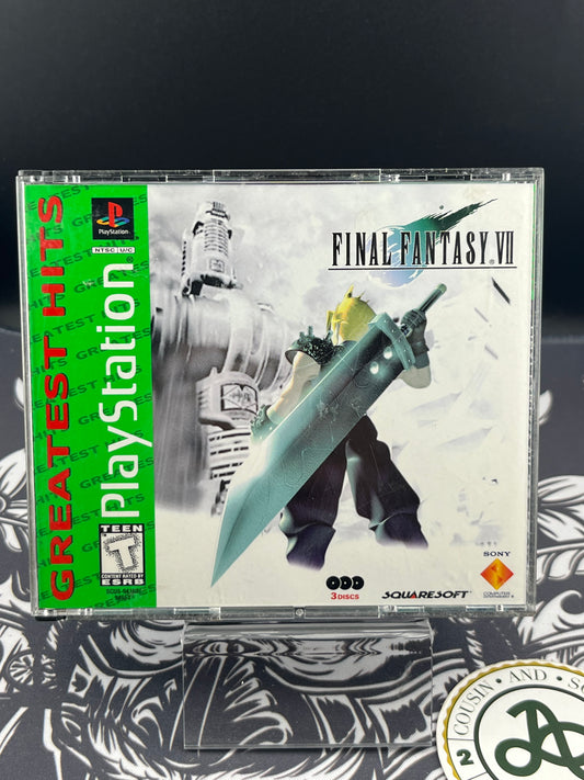 Final Fantasy VII 7 Greatest Hits PS1 CIB