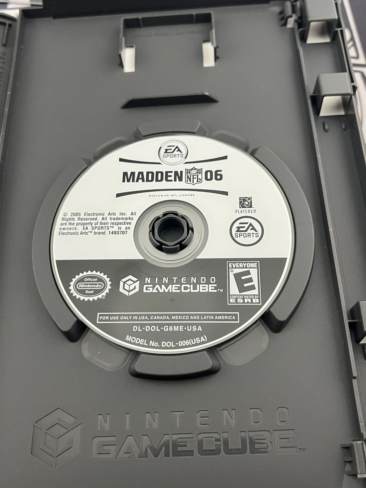 Madden 06 GameCube No Manual