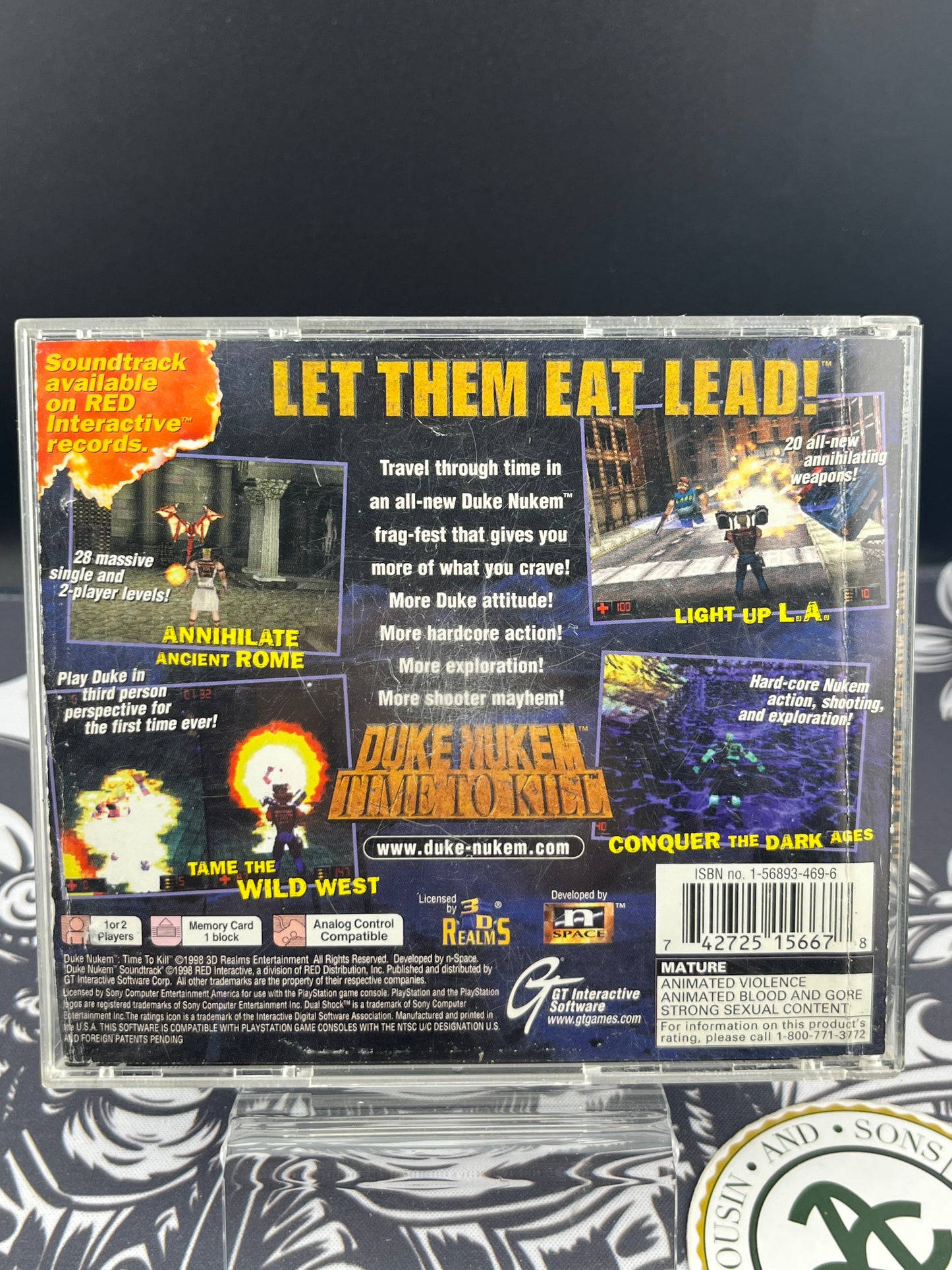 Duke Nukem Time To Kill PS1 CIB