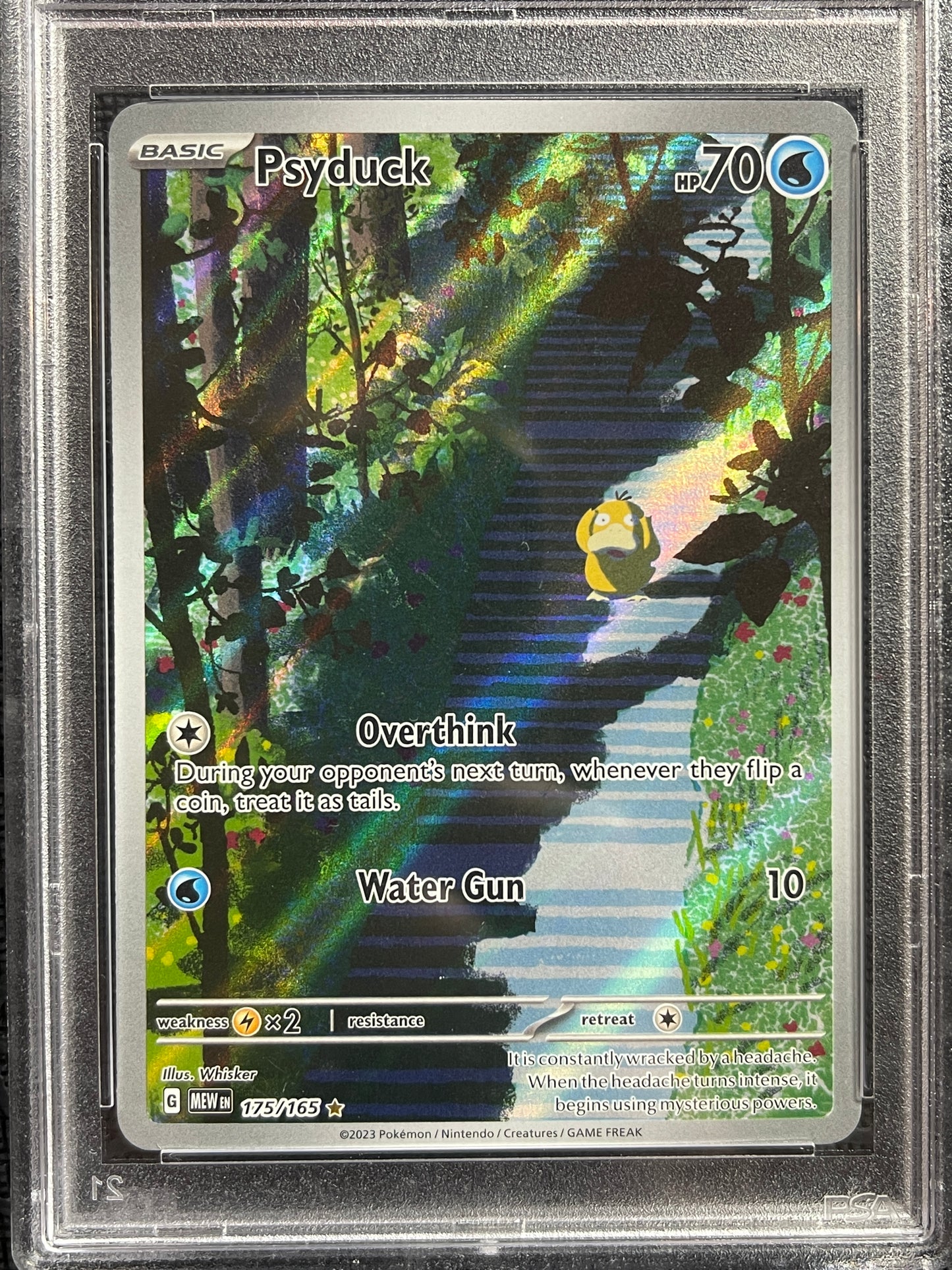 2023 151 #175 Psyduck Illustration Rare PSA 10