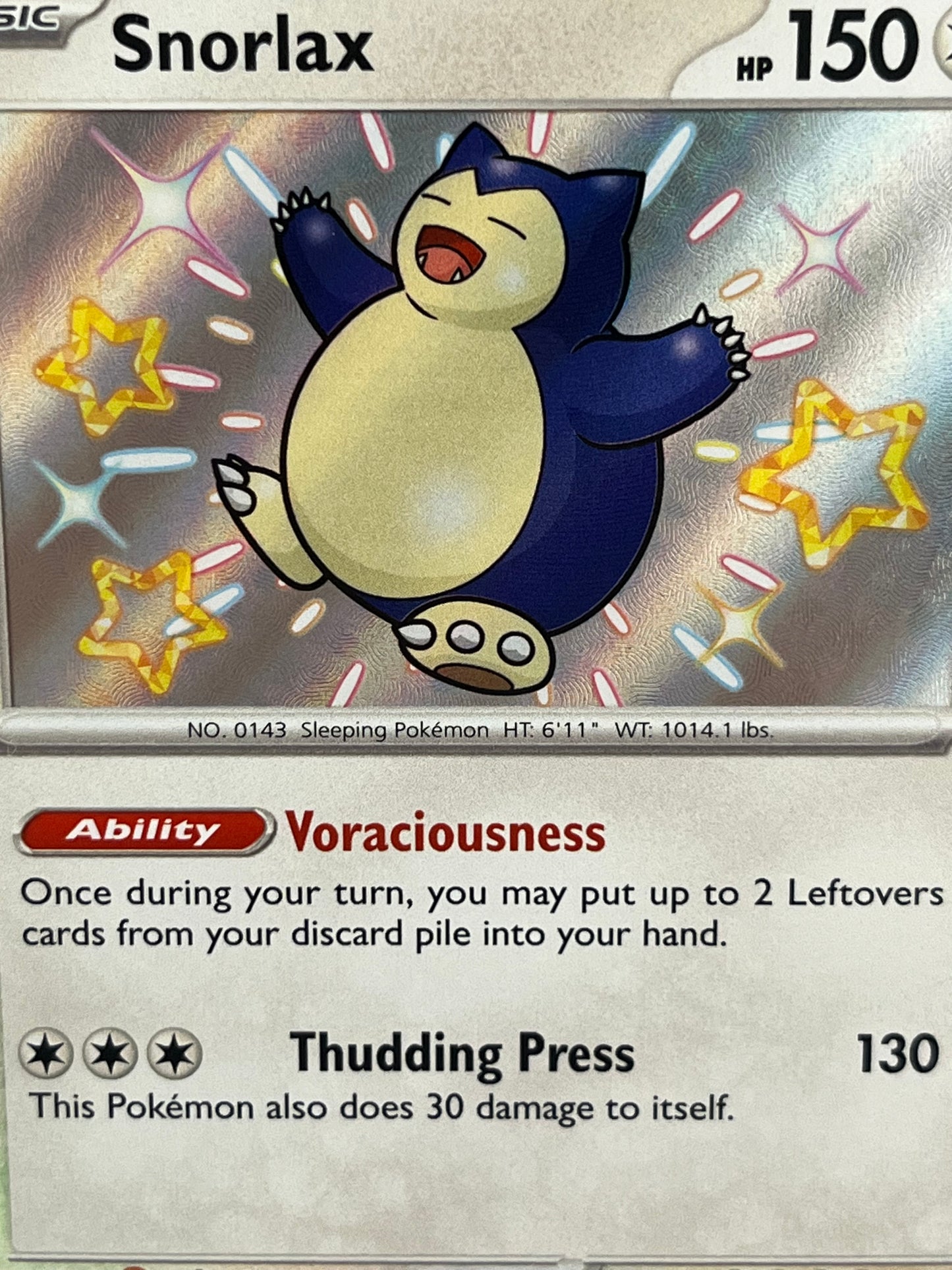 Snorlax 202/091 Near Mint