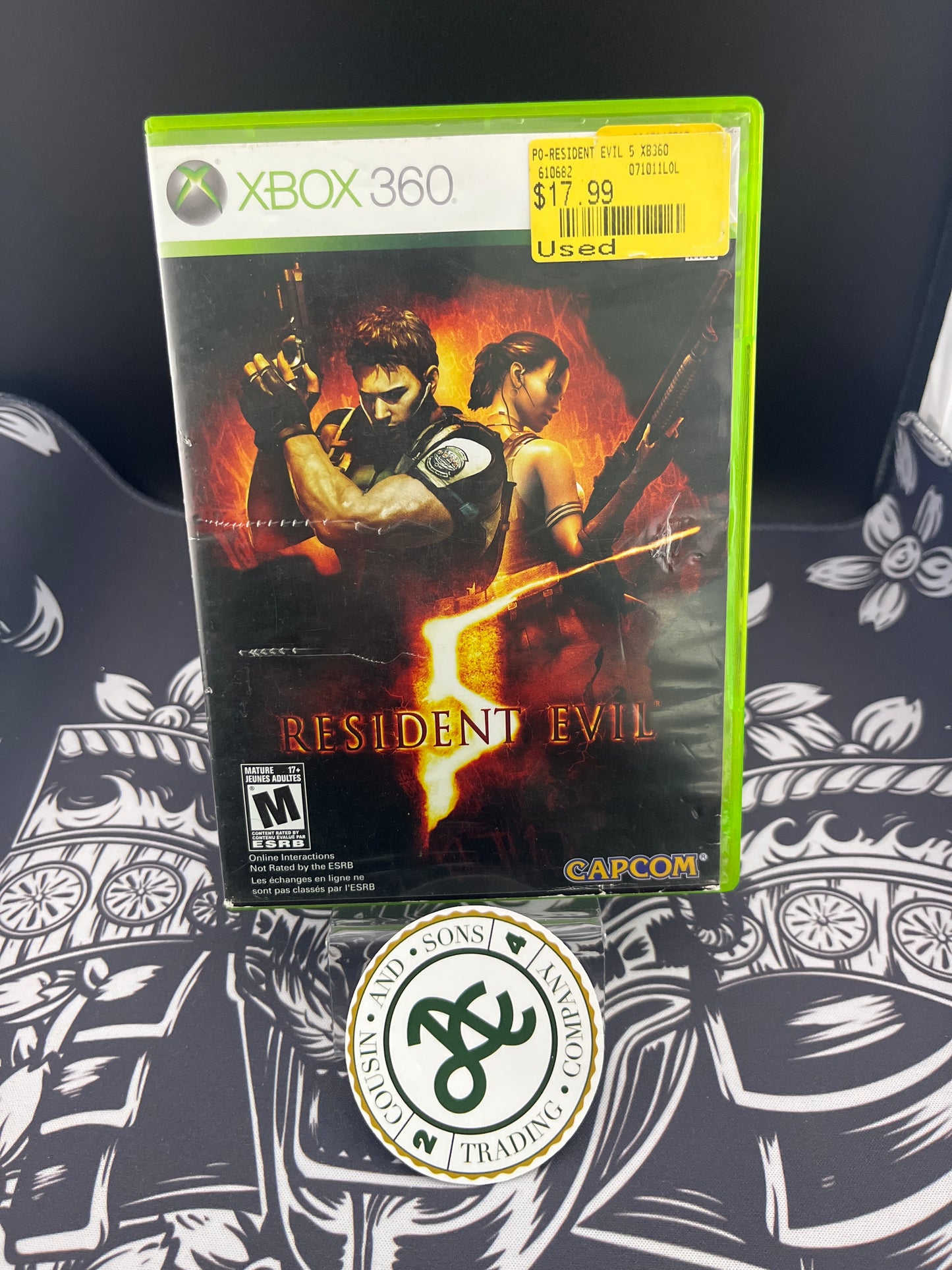 Resident Evil 5 Xbox 360 no manual